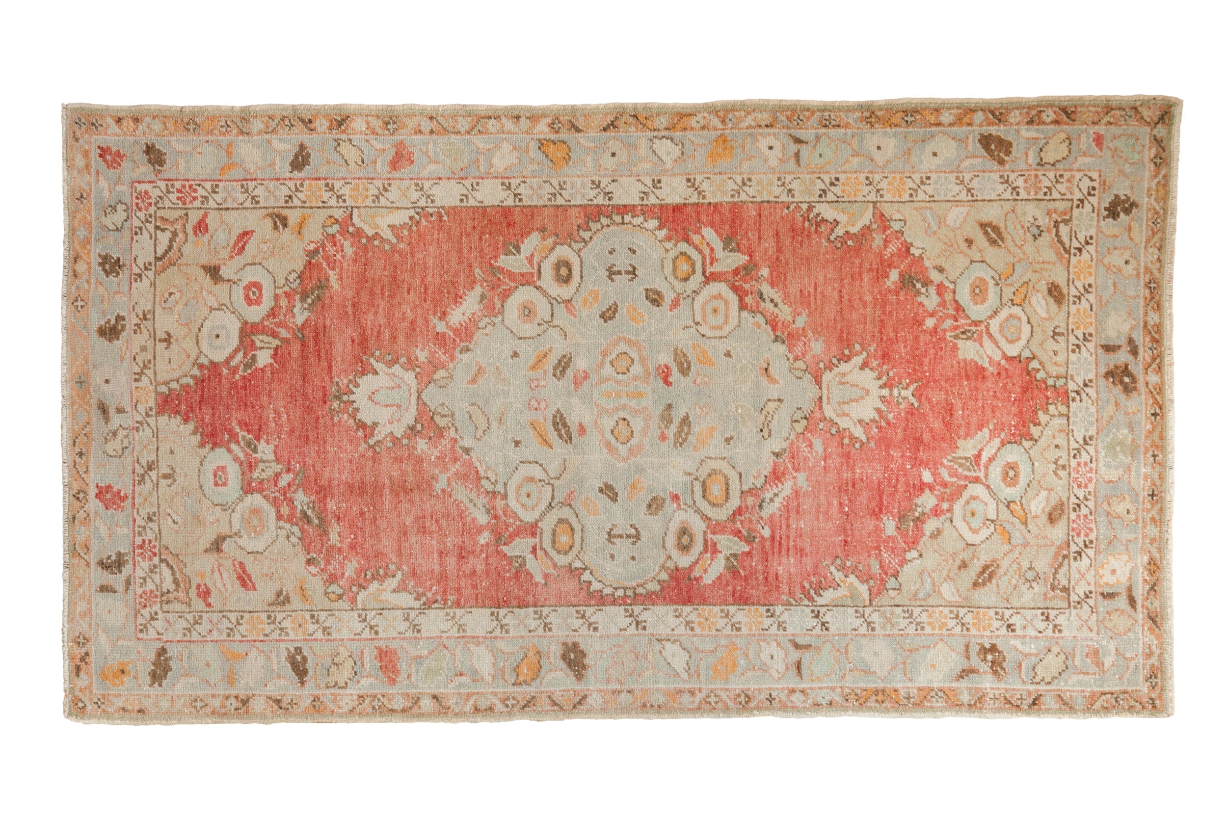 3.5x6 Vintage Distressed Oushak Rug by Old New House® - main product image for Resin Society