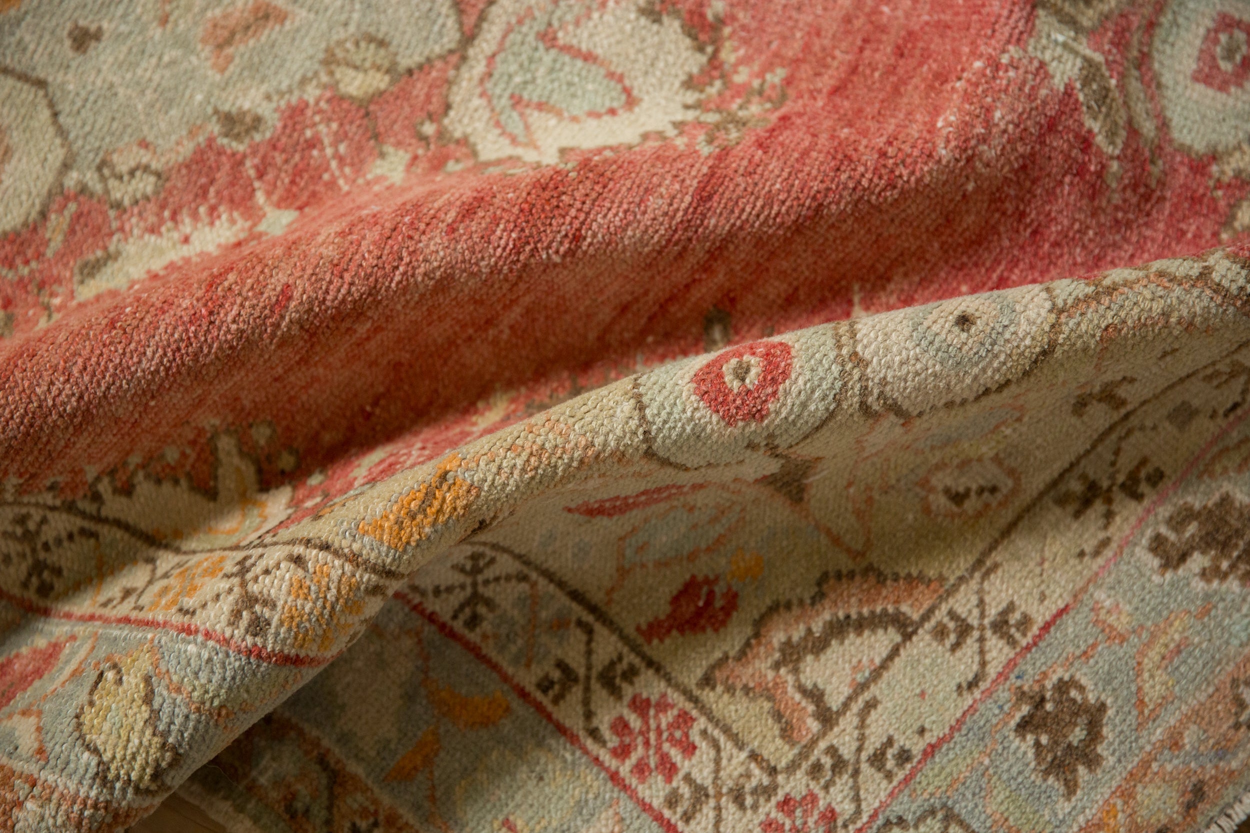 3.5x6 Vintage Distressed Oushak Rug by Old New House® - product image 9 for Resin Society