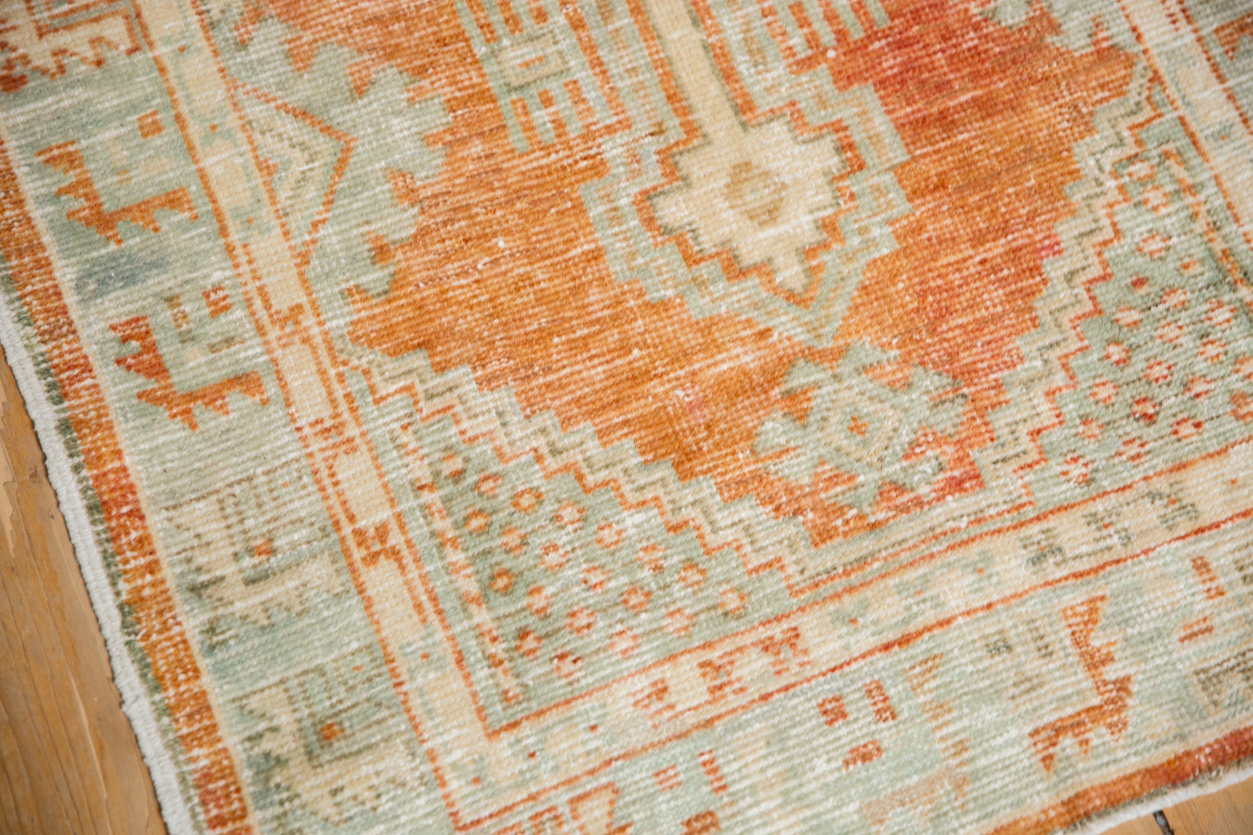 2.5x5.5 Vintage Distressed Oushak Rug Runner by Old New House® - product image 5 for Resin Society