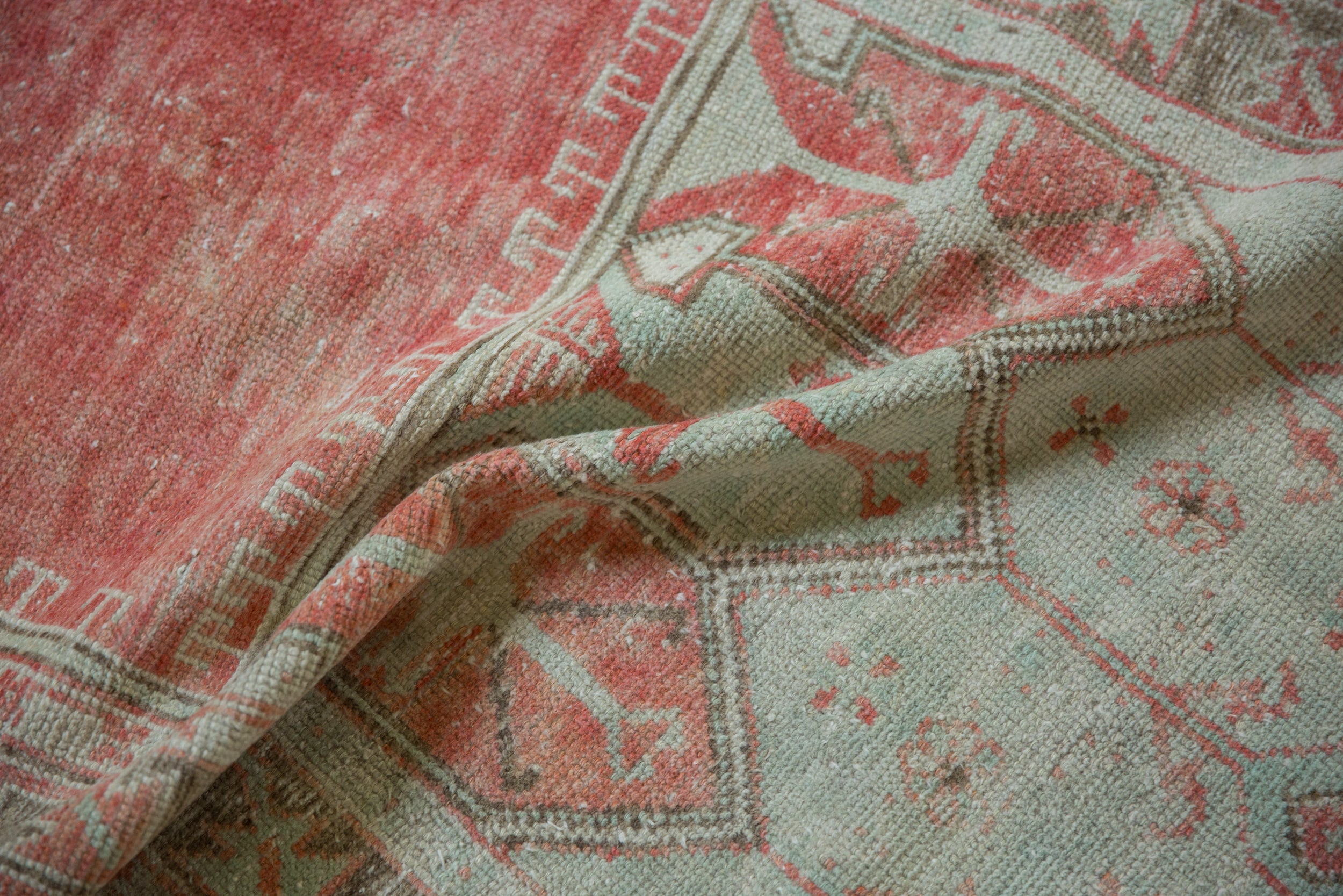2.5x5 Vintage Distressed Oushak Rug Runner by Old New House® - product image 8 for Resin Society