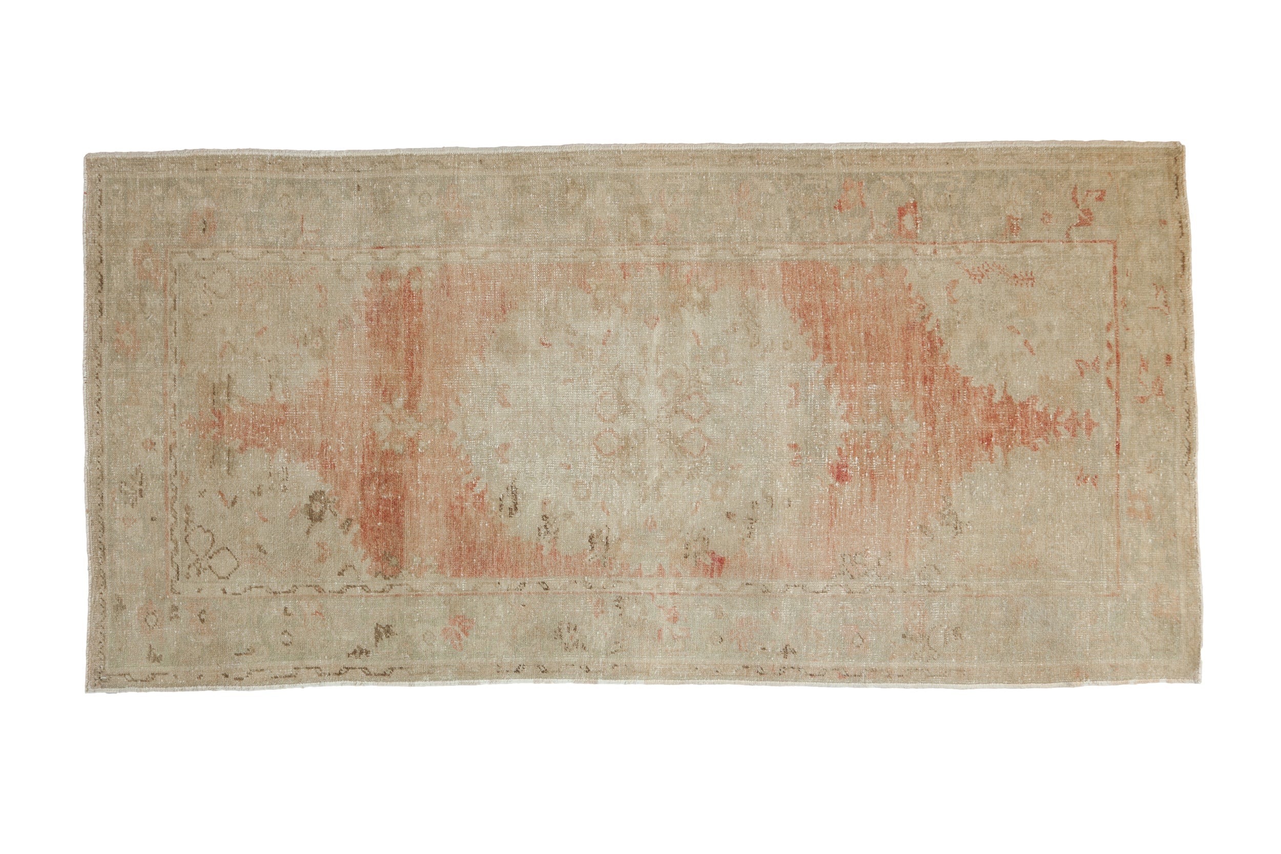 3.5x7 Vintage Distressed Oushak Rug Runner by Old New House® - main product image for Resin Society