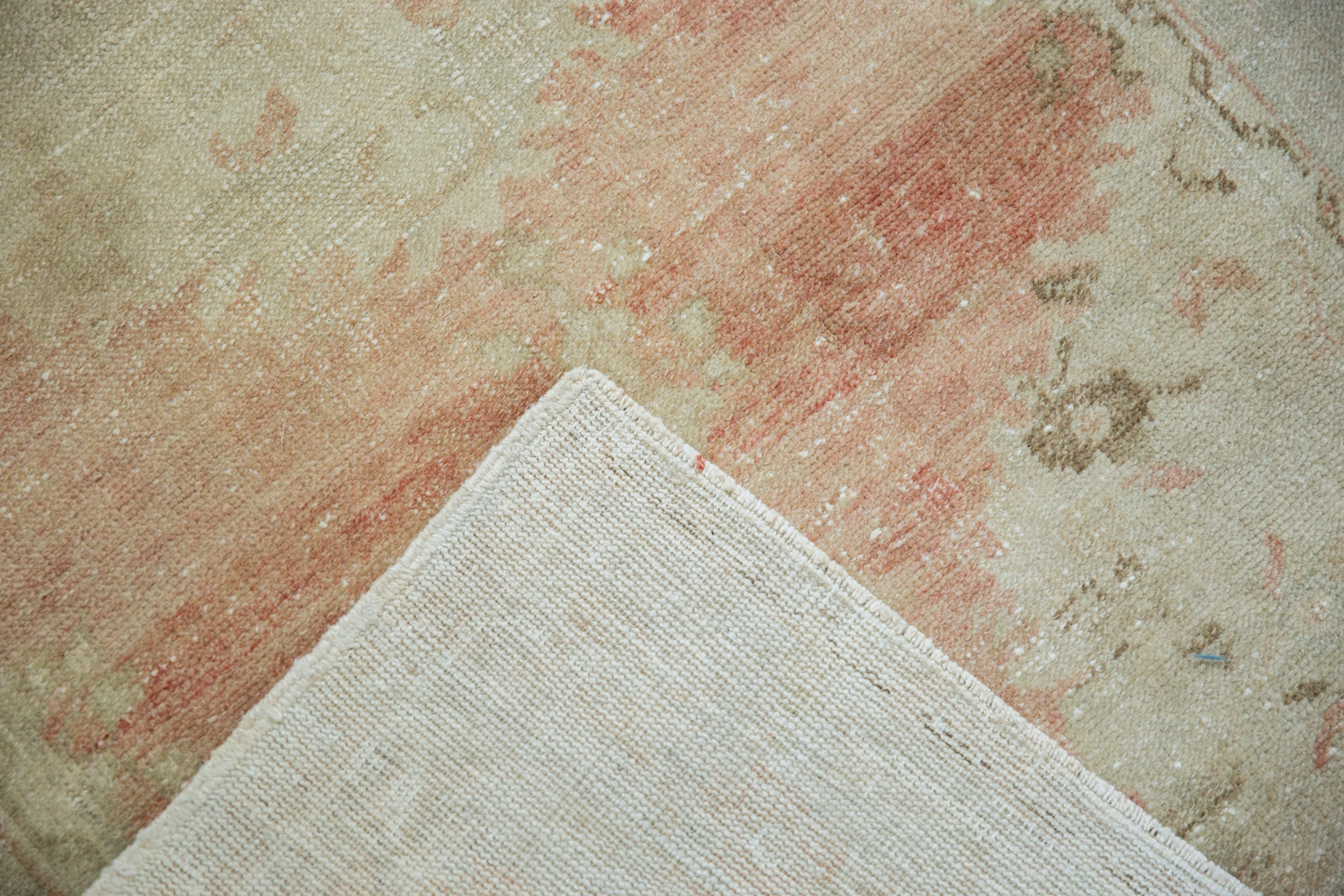 3.5x7 Vintage Distressed Oushak Rug Runner by Old New House® - product image 10 for Resin Society