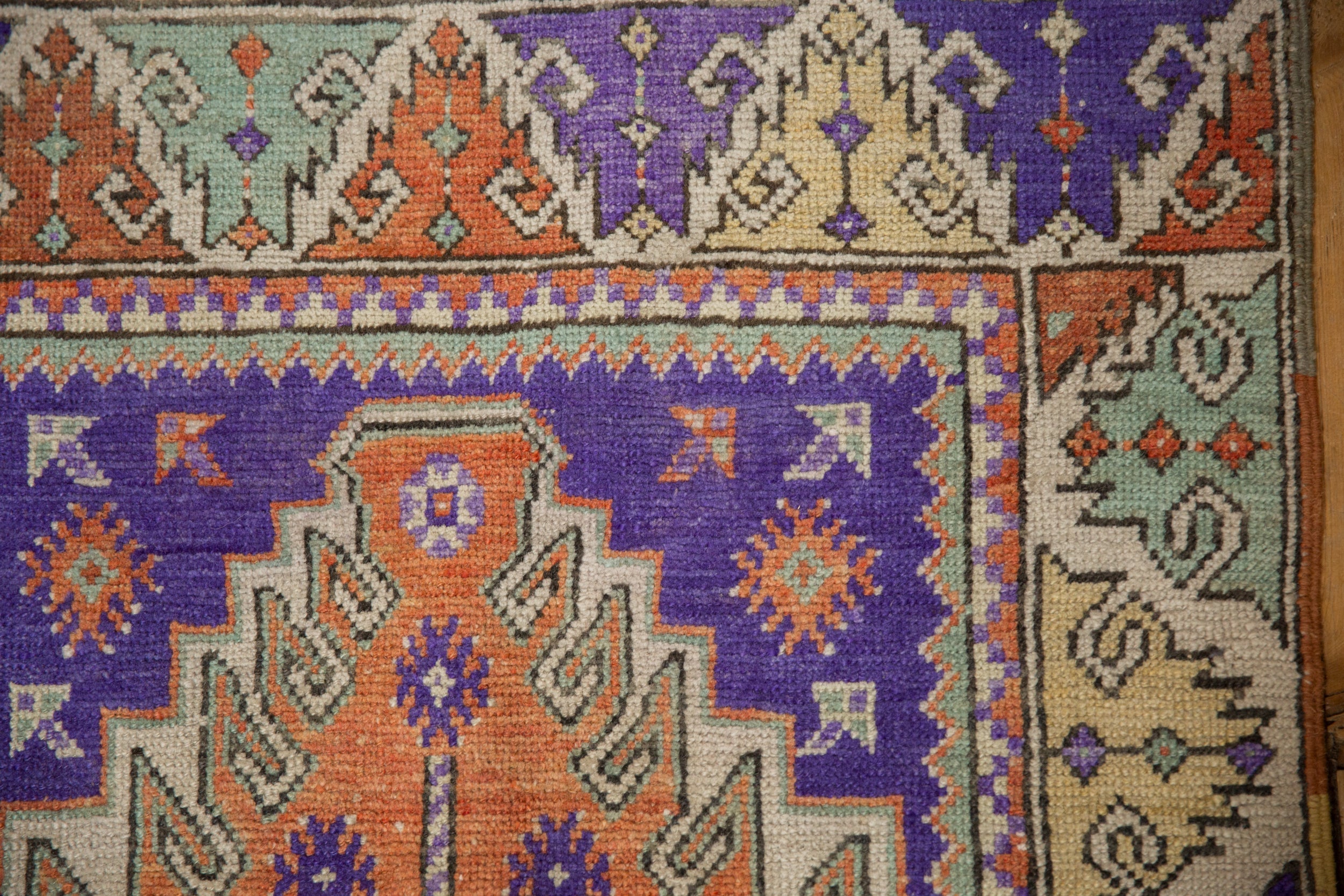 2.5x4 Vintage Distressed Oushak Rug by Old New House® - product image 3 for Resin Society
