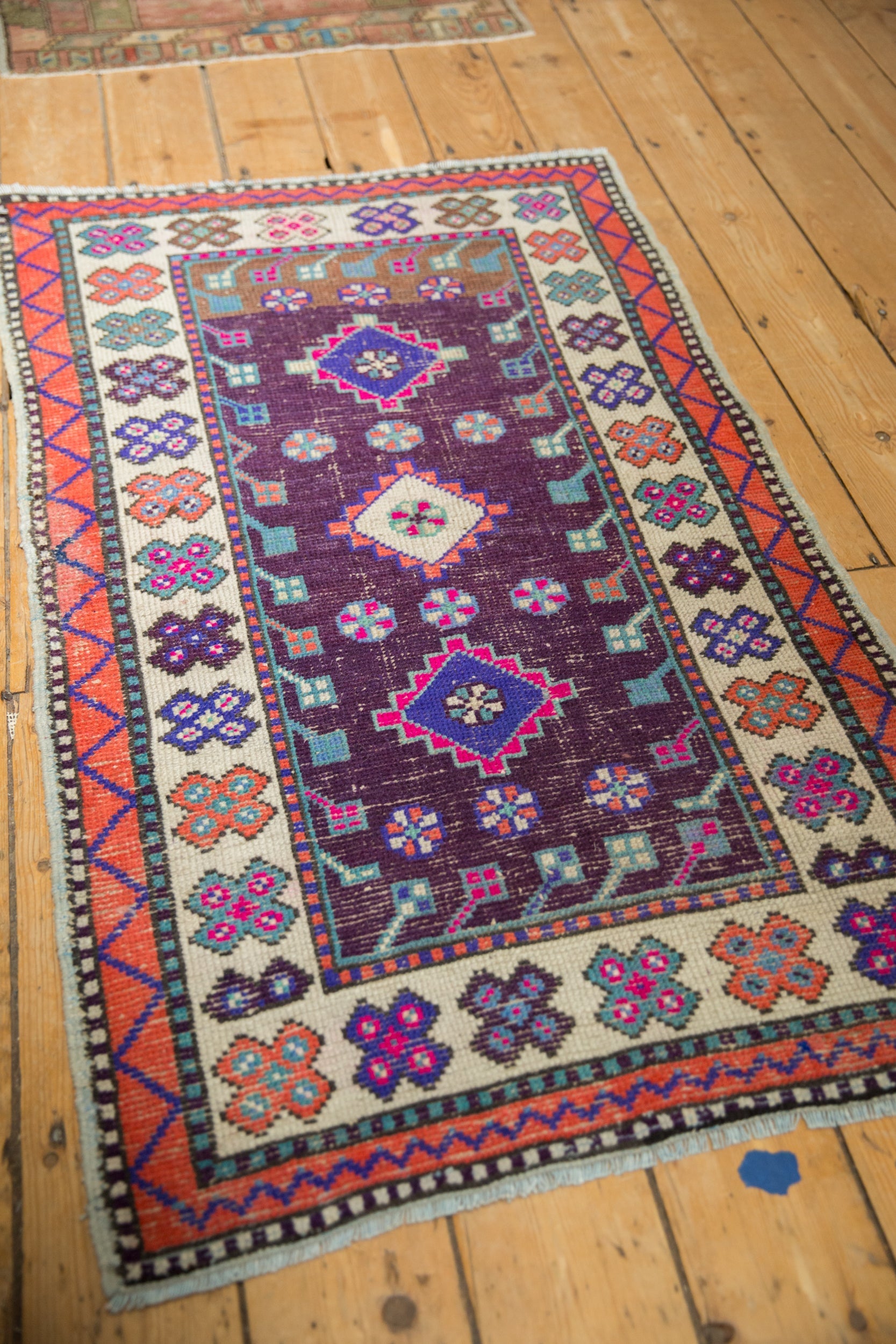 2.5x4.5 Vintage Distressed Oushak Rug by Old New House® - product image 4 for Resin Society