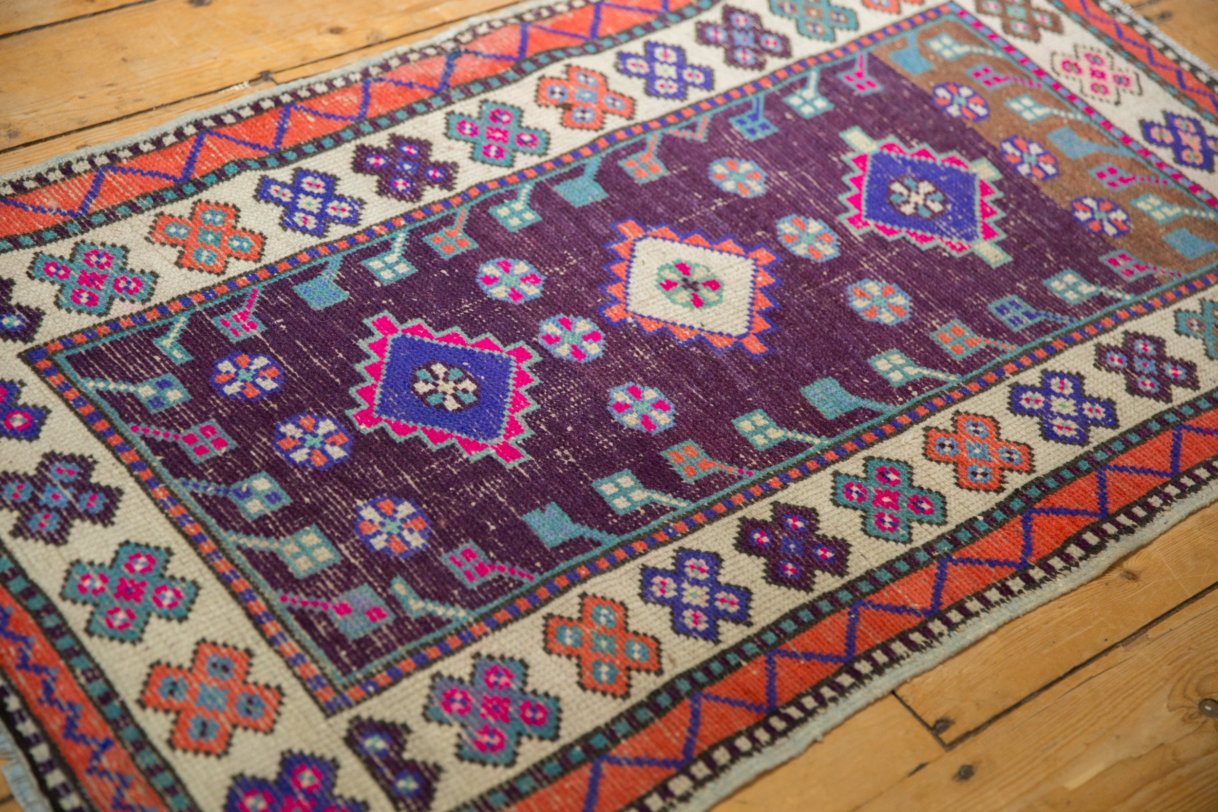 2.5x4.5 Vintage Distressed Oushak Rug by Old New House® - product image 5 for Resin Society