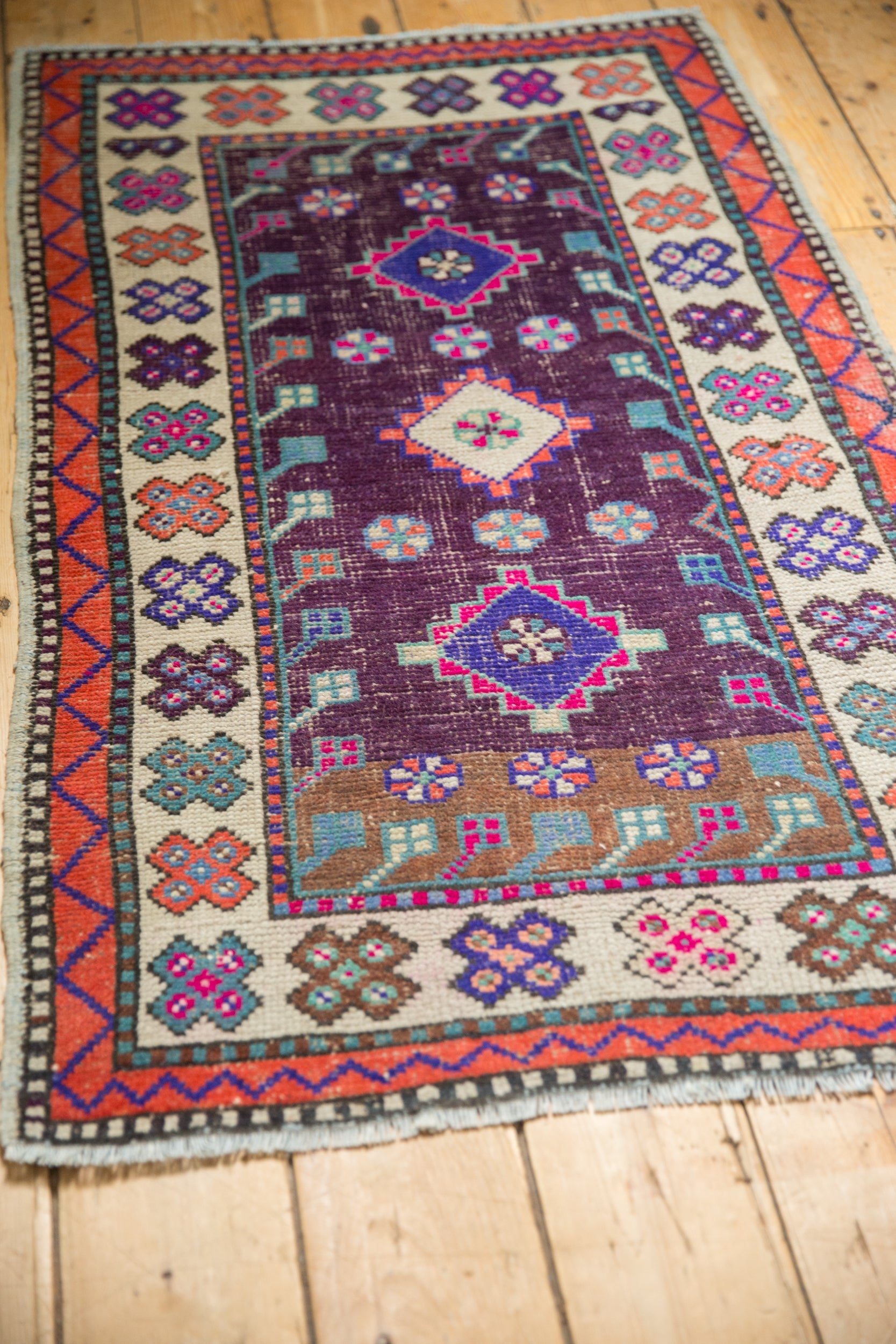 2.5x4.5 Vintage Distressed Oushak Rug by Old New House® - product image 7 for Resin Society