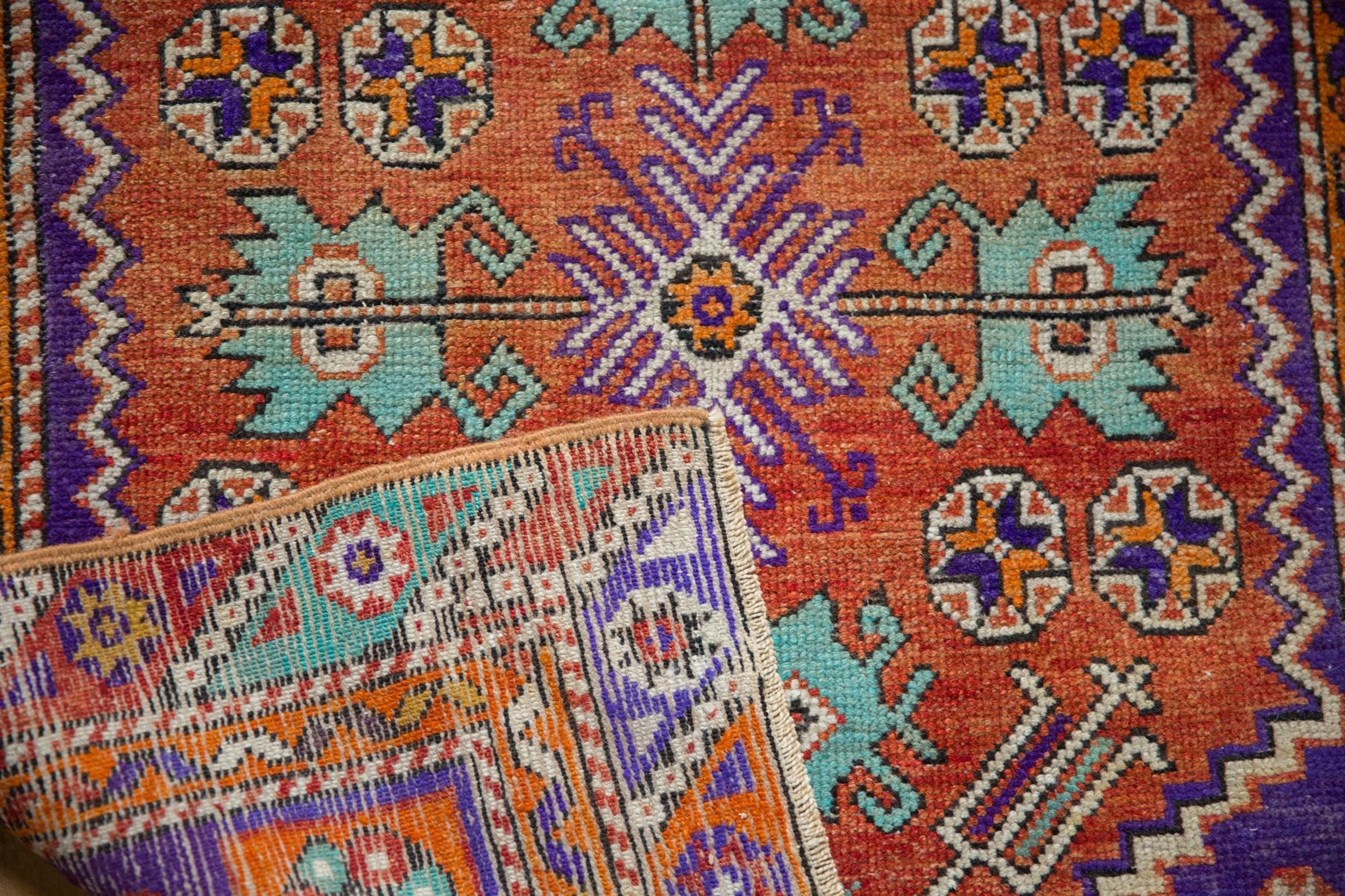 3x4 Vintage Distressed Oushak Square Rug