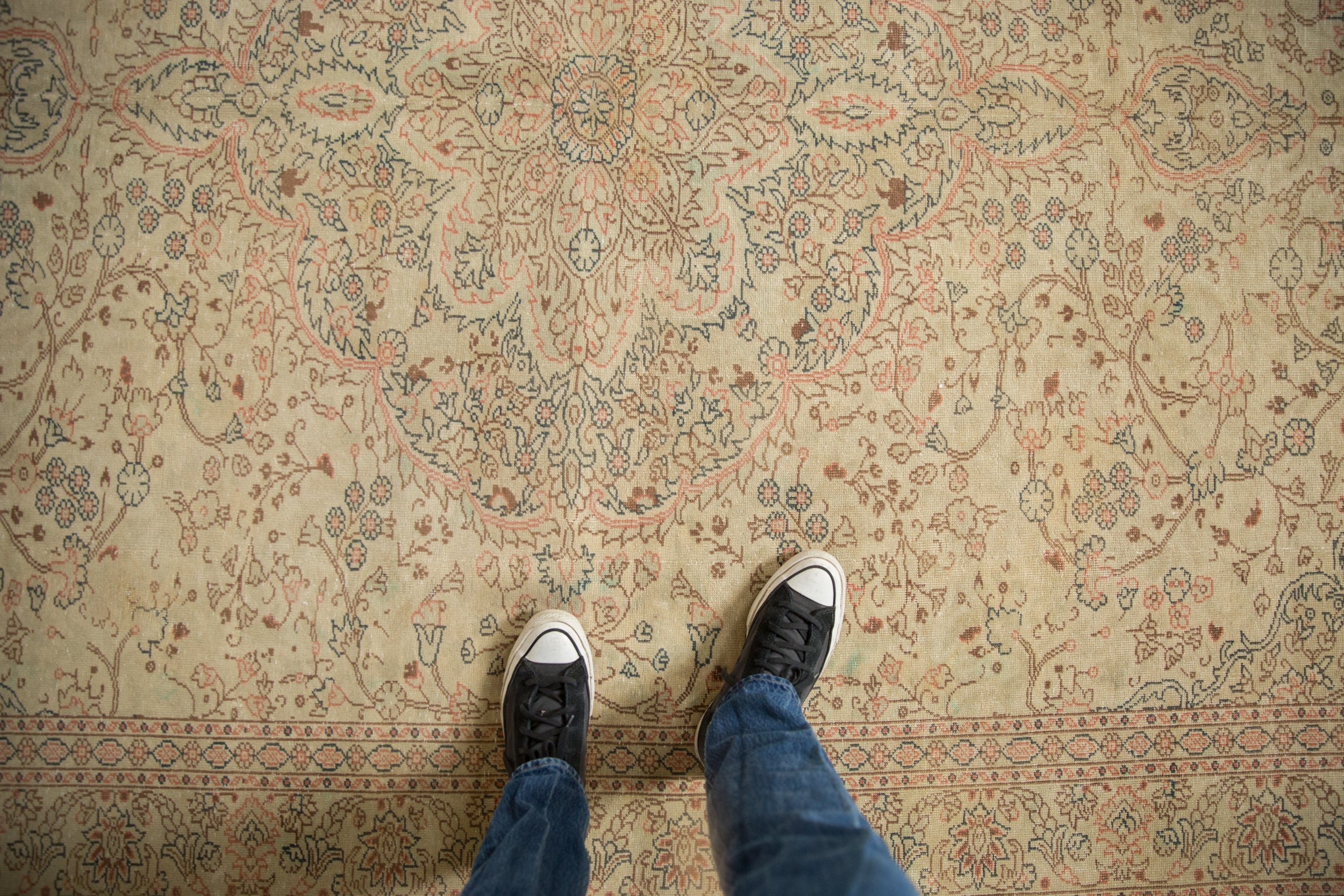 6.5x9.5 Vintage Distressed Sparta Carpet by Old New House® - product image 2 for Resin Society