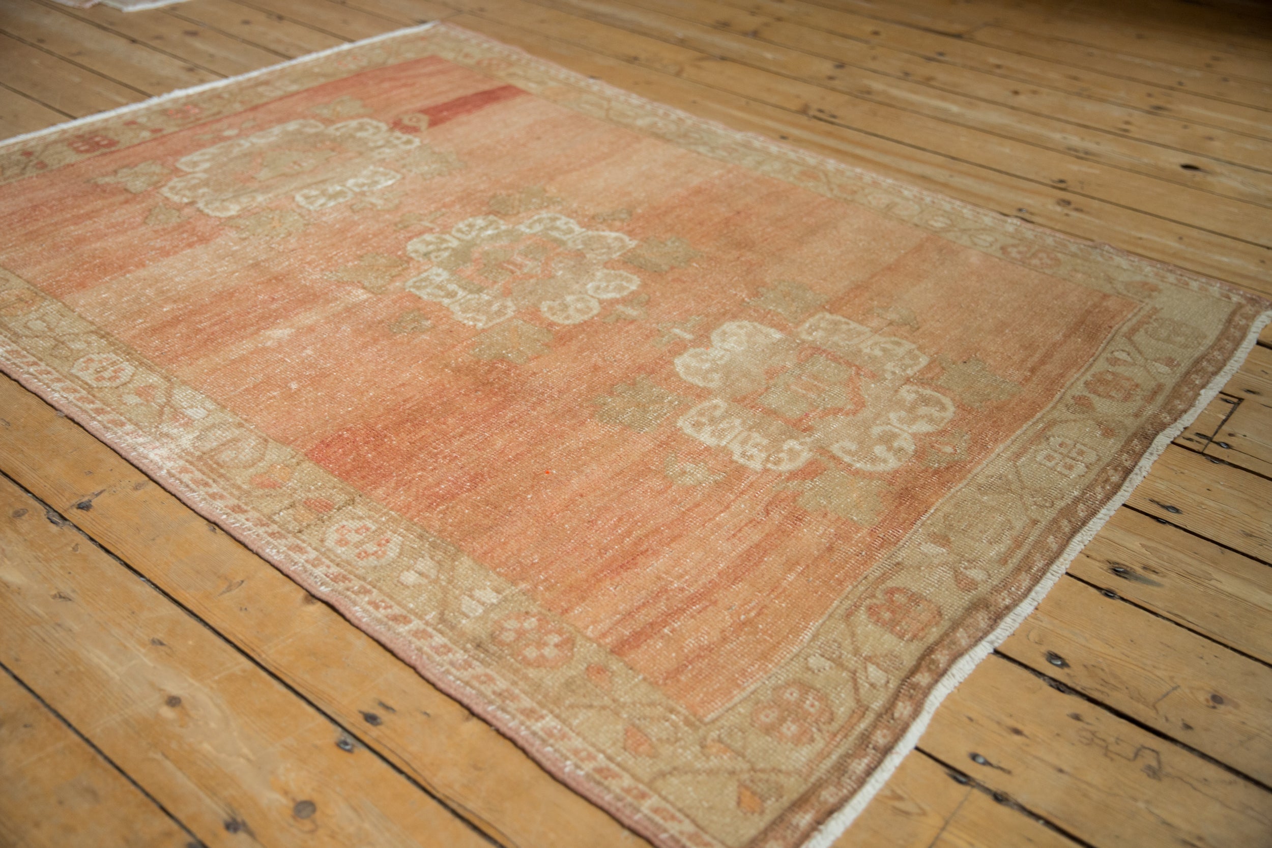 4x5.5 Vintage Distressed Oushak Rug by Old New House® - product image 4 for Resin Society