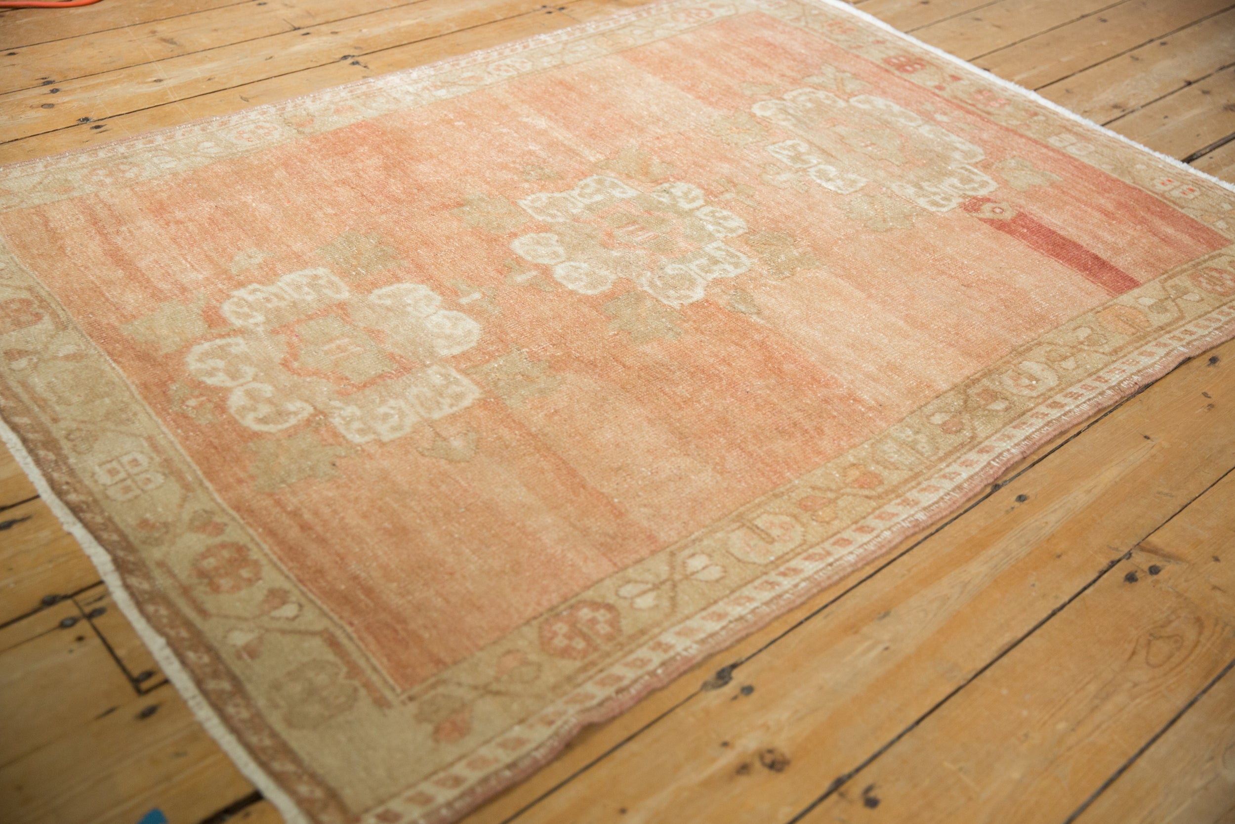 4x5.5 Vintage Distressed Oushak Rug by Old New House® - product image 5 for Resin Society