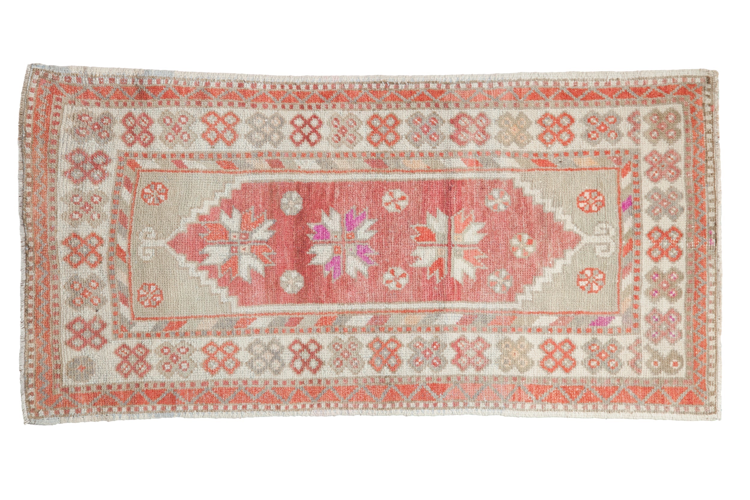 2.5x5 Vintage Distressed Oushak Rug Runner by Old New House® - main product image for Resin Society