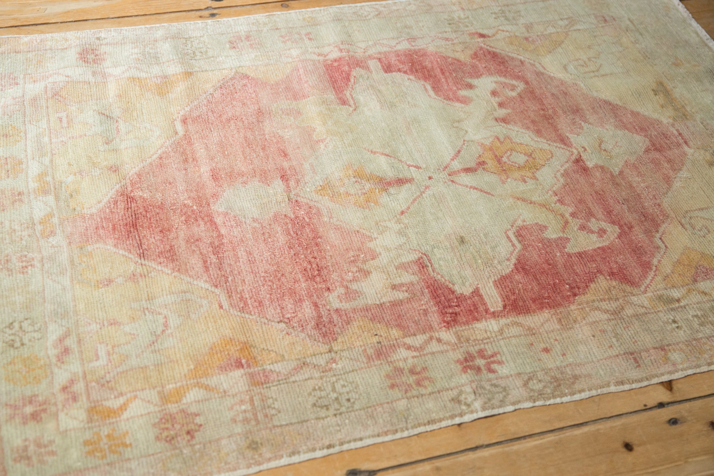 3x4.5 Vintage Distressed Oushak Rug by Old New House® - product image 6 for Resin Society
