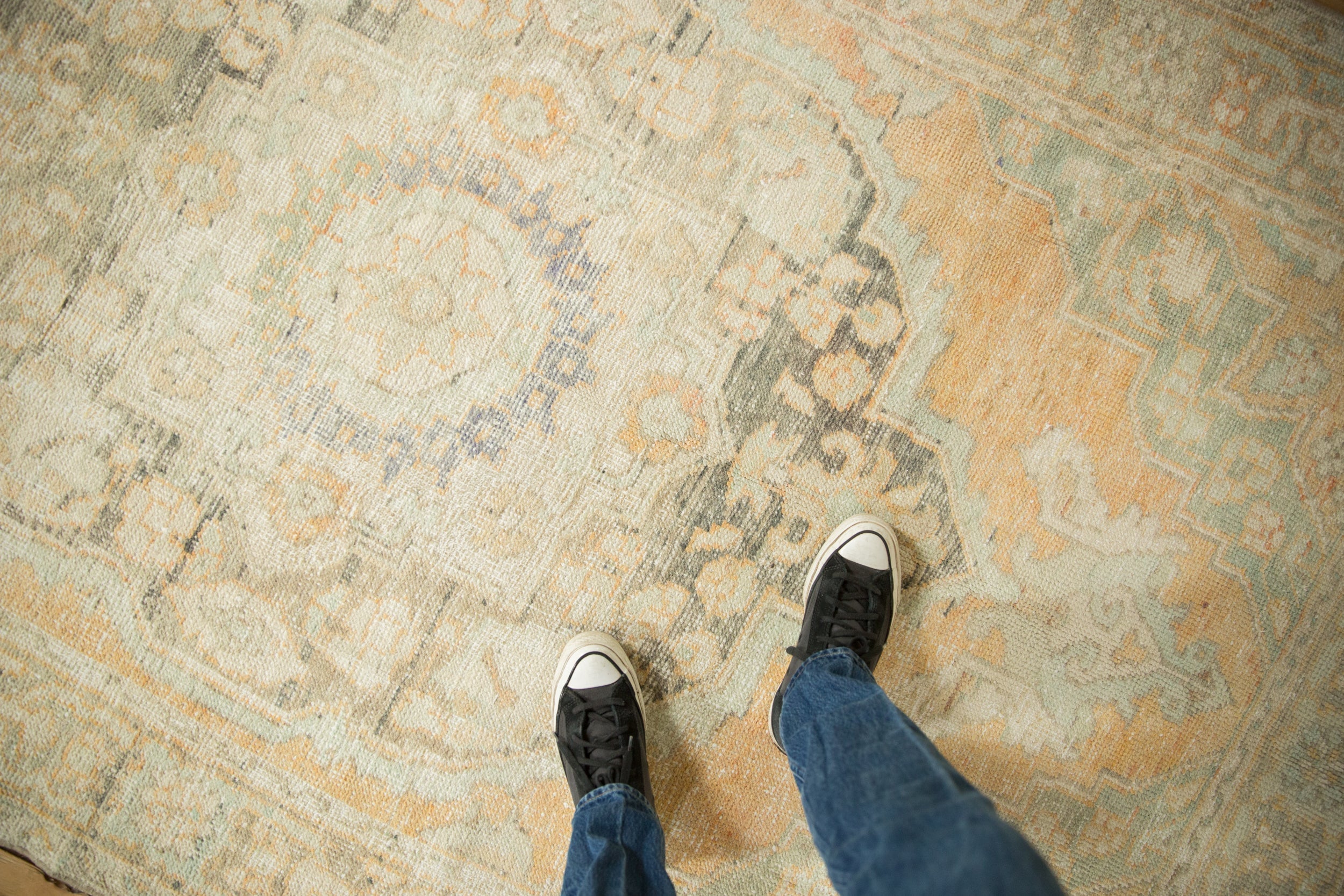 5x8.5 Vintage Distressed Oushak Carpet by Old New House® - product image 2 for Resin Society