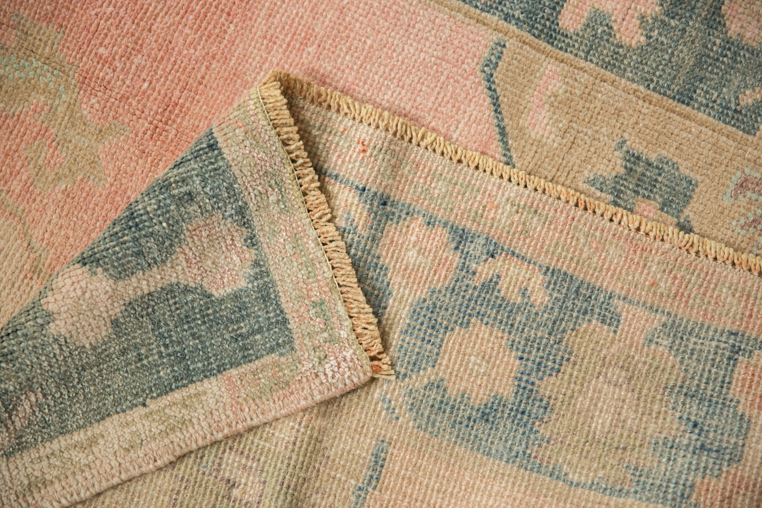 4x6.5 Vintage Distressed Oushak Rug by Old New House® - product image 11 for Resin Society