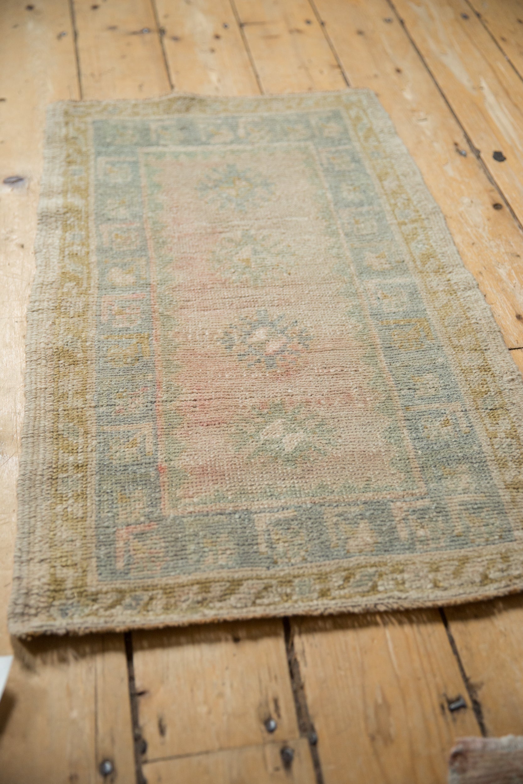 1.5x3 Vintage Distressed Oushak Rug Mat by Old New House® - product image 6 for Resin Society