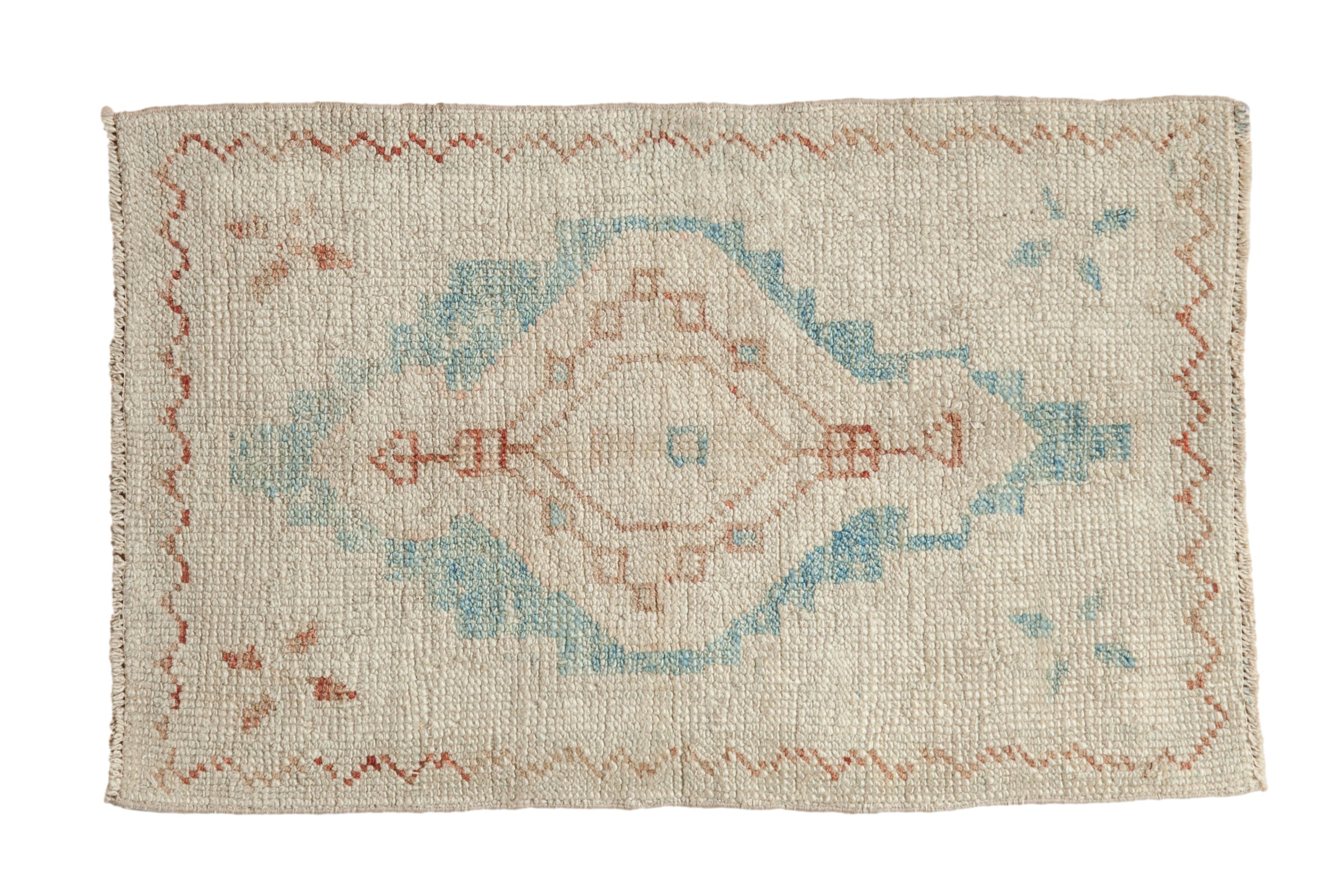 2x3.5 Distressed Oushak Rug by Old New House® - main product image for Resin Society