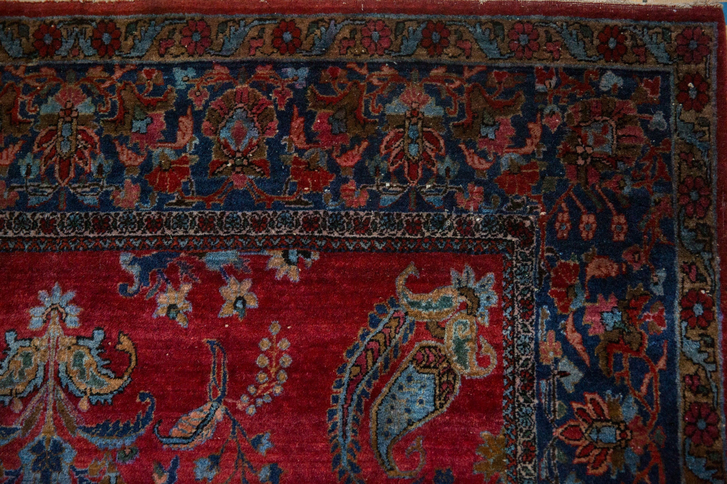 4.5x6.5 Antique Fine Kashan Rug by Old New House® - product image 3 for Resin Society