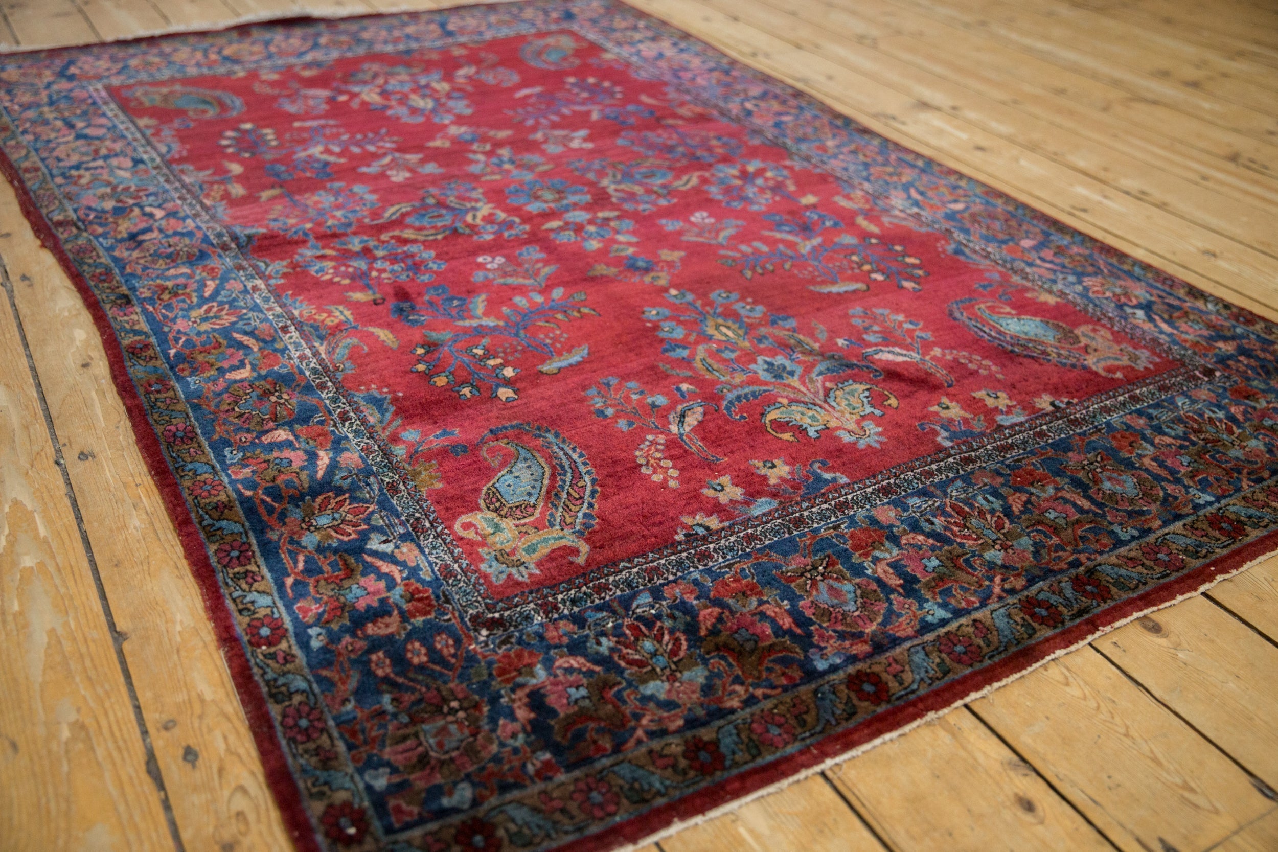 4.5x6.5 Antique Fine Kashan Rug by Old New House® - product image 4 for Resin Society