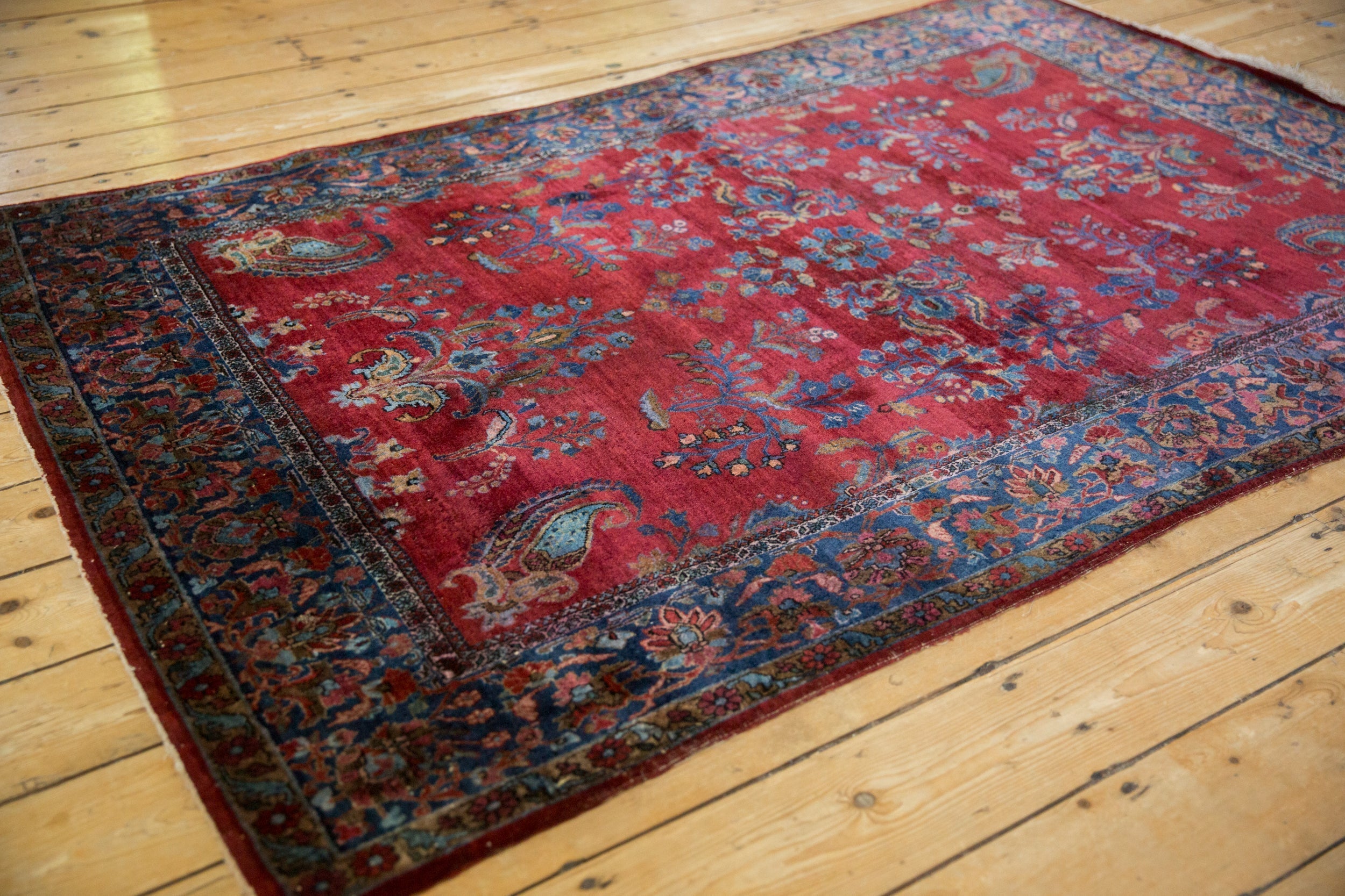 4.5x6.5 Antique Fine Kashan Rug by Old New House® - product image 6 for Resin Society