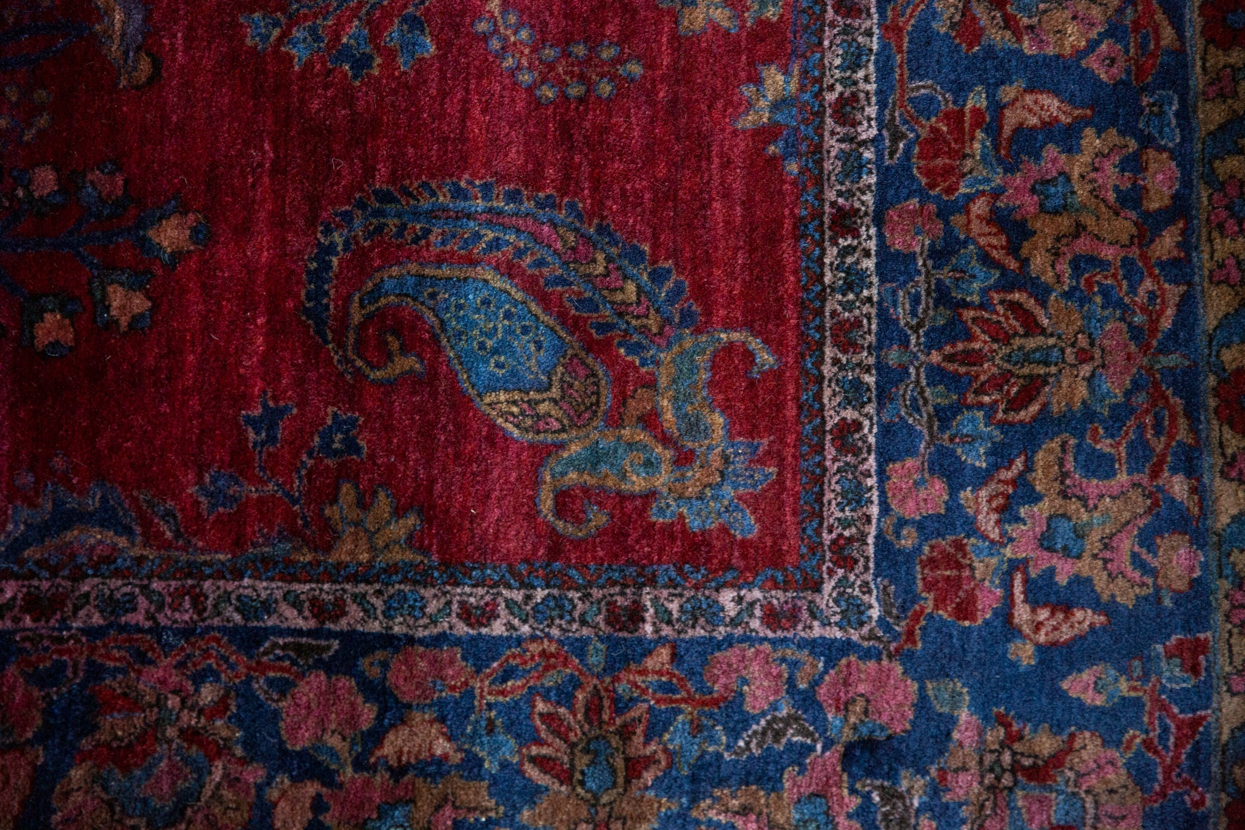 4.5x6.5 Antique Fine Kashan Rug by Old New House® - product image 8 for Resin Society