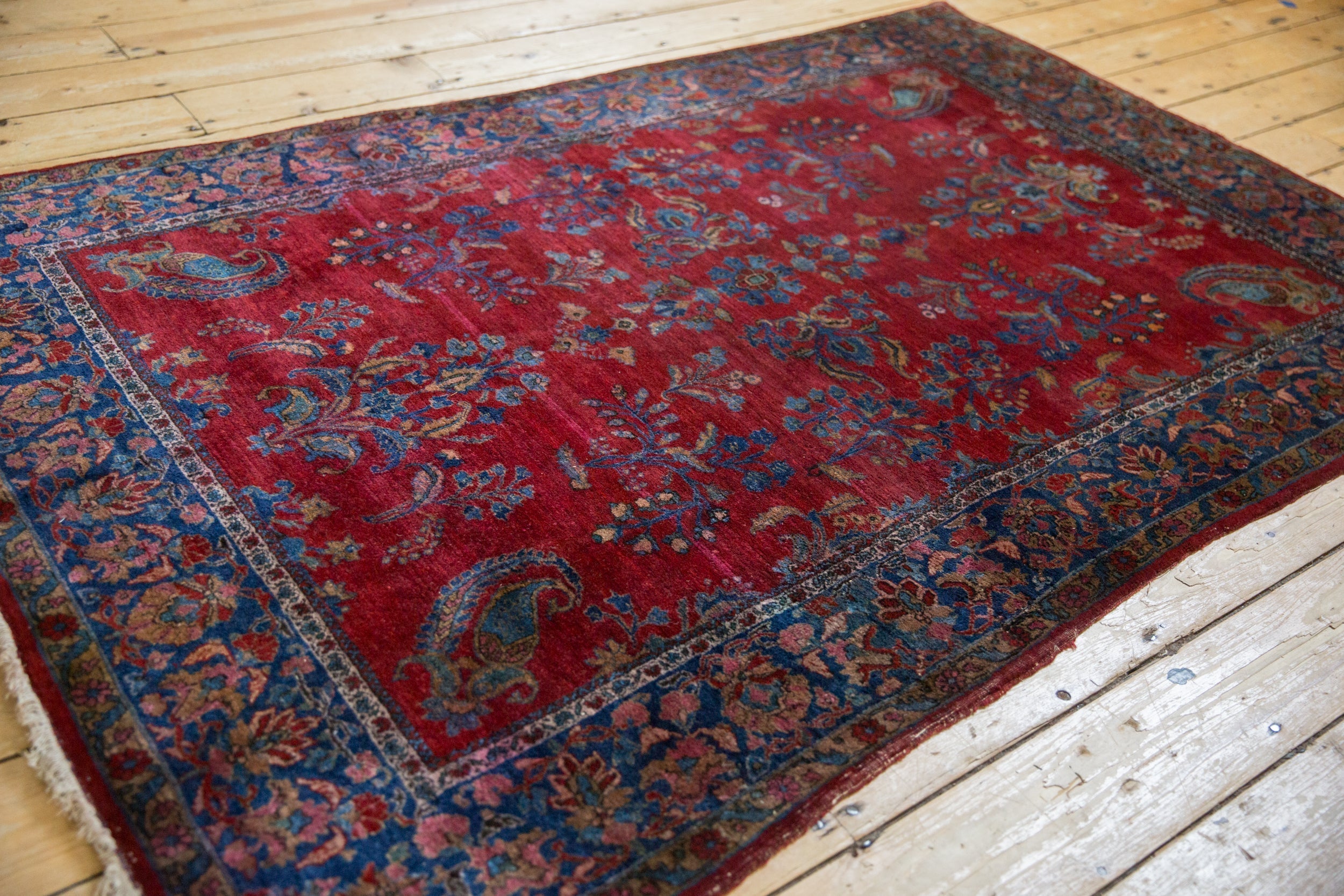 4.5x6.5 Antique Fine Kashan Rug by Old New House® - product image 10 for Resin Society