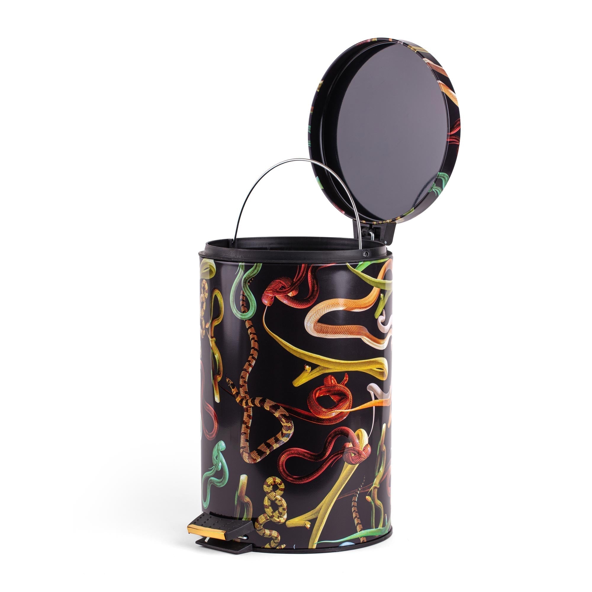 Dustbin 12L - Snakes detail image - Resin Society