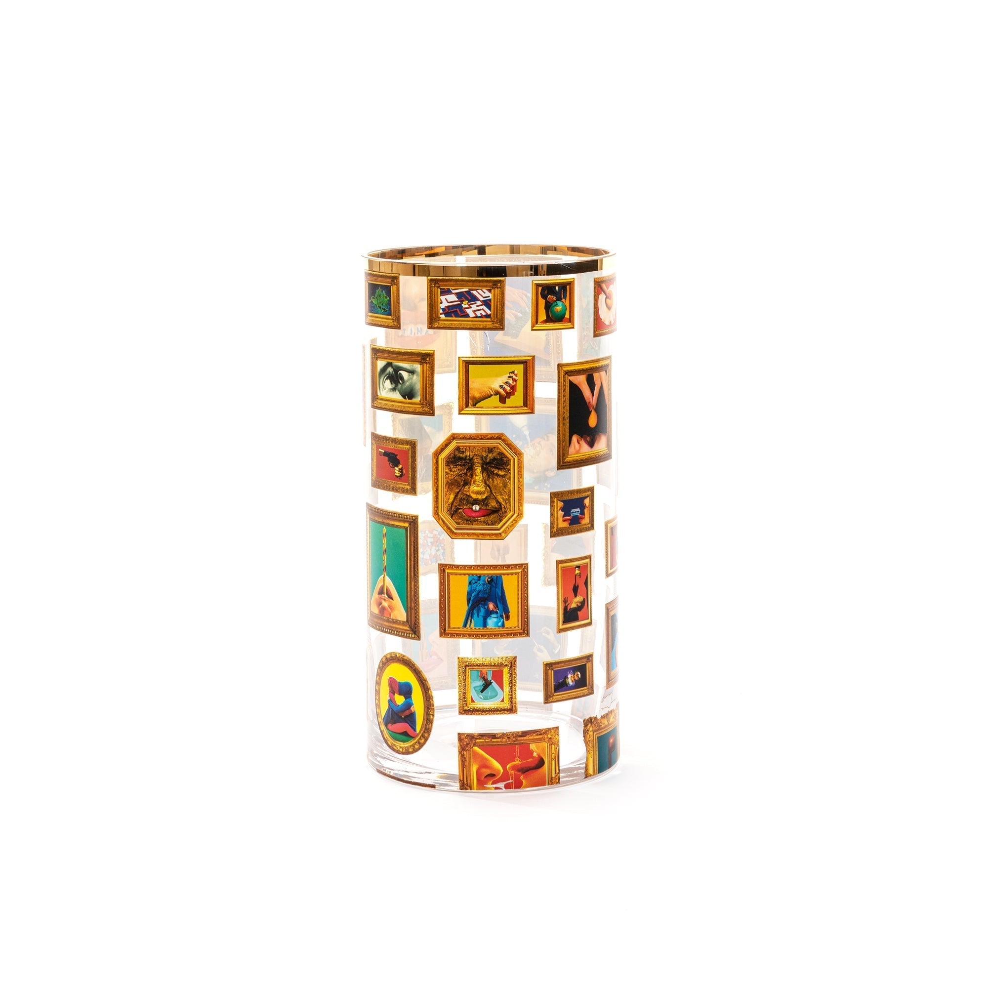 Glass Vase Frames Cylindrical medium by DEKOR - Resin Society