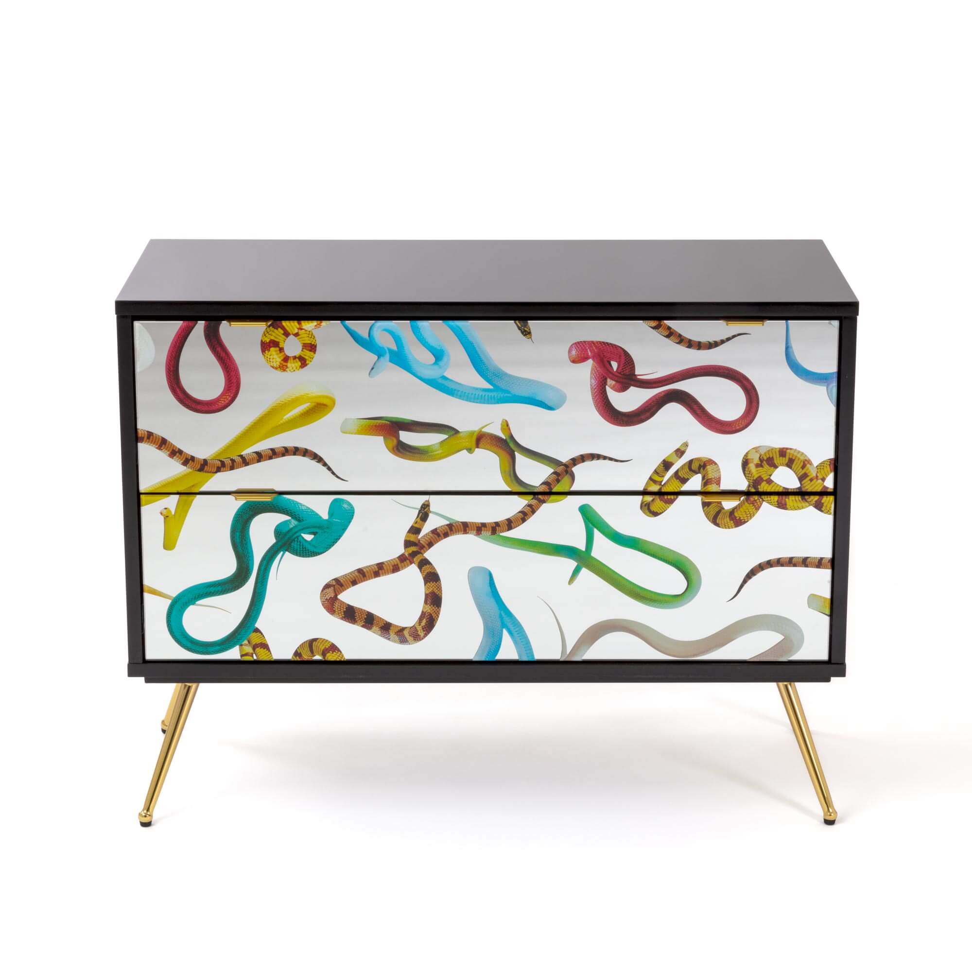 Chest of Two Drawers Snakes by DEKOR - Resin Society