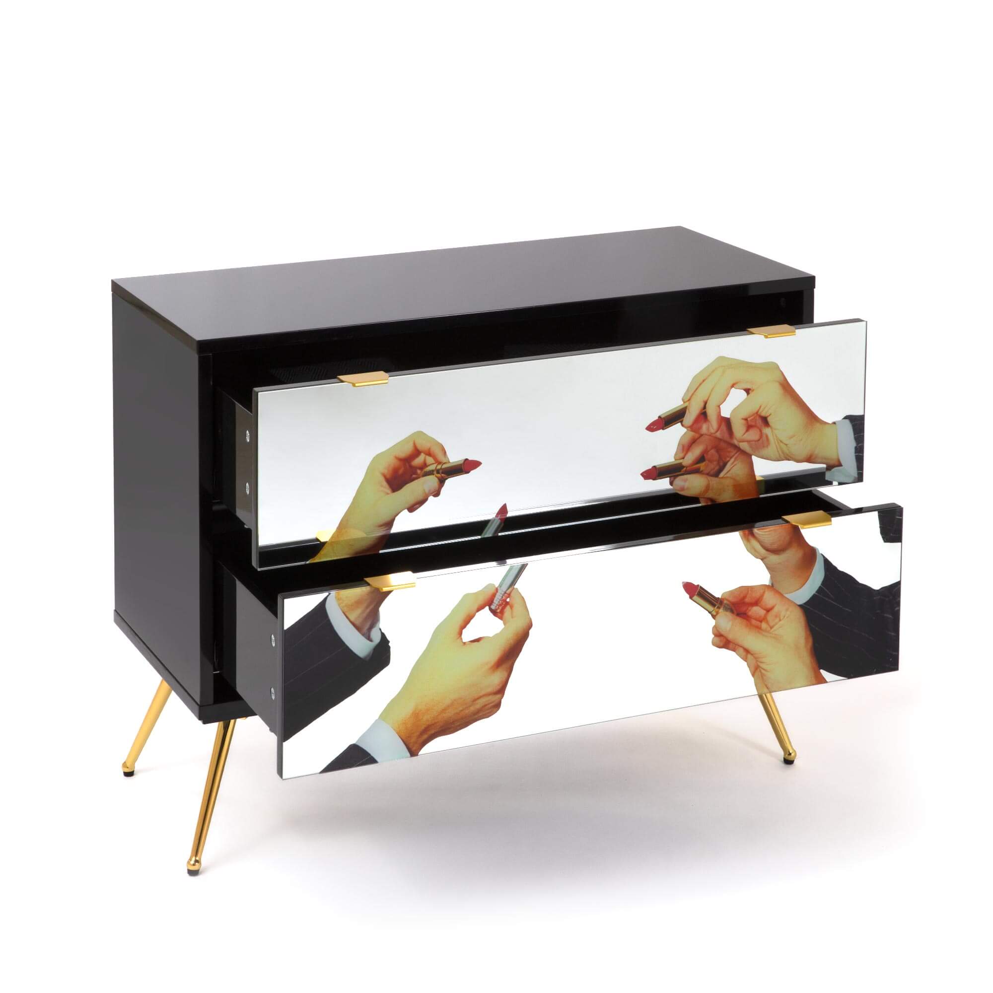 Chest of Two Drawers Lipstick detail image - Resin Society