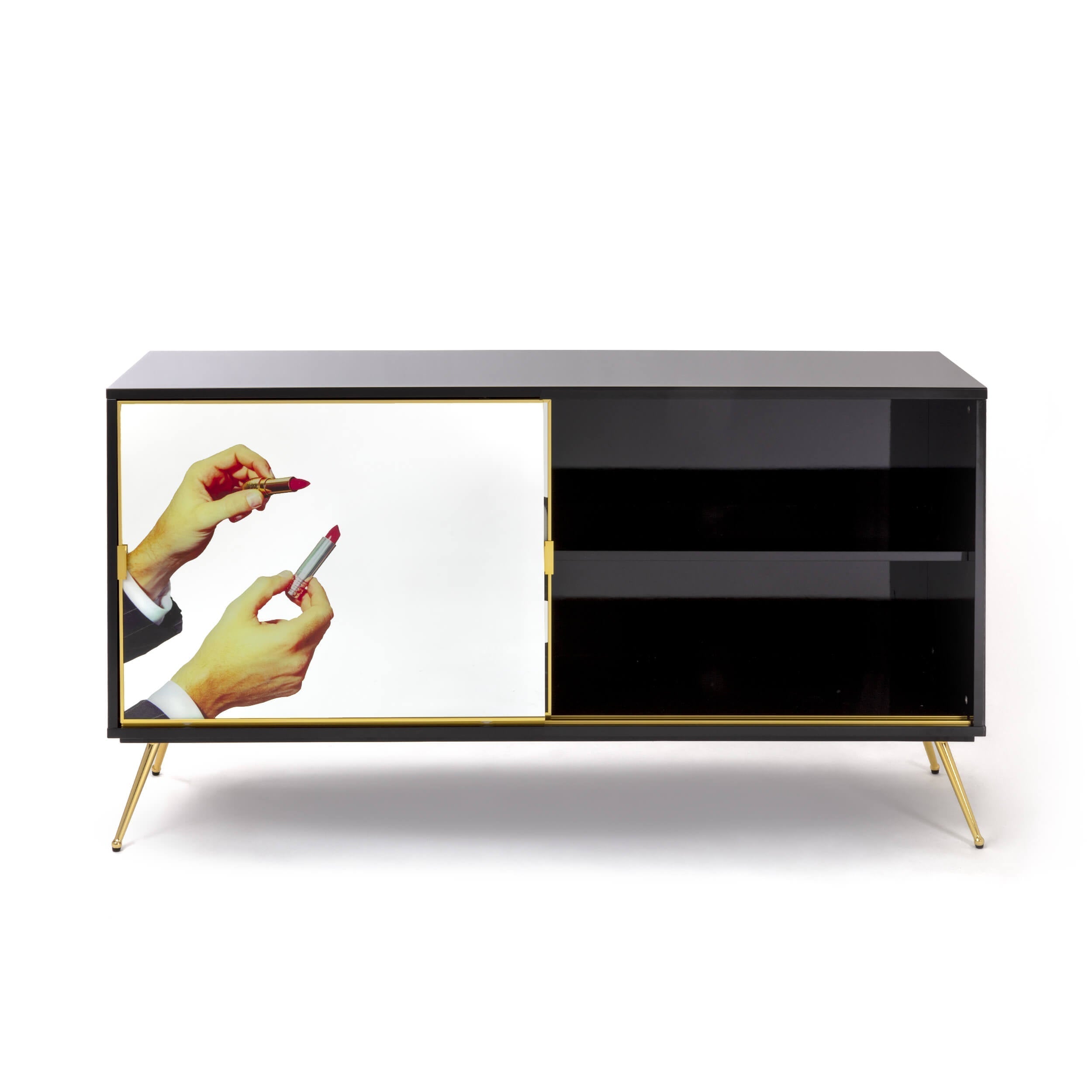 Cabinet Sliding Door Lipsticks detail image - Resin Society