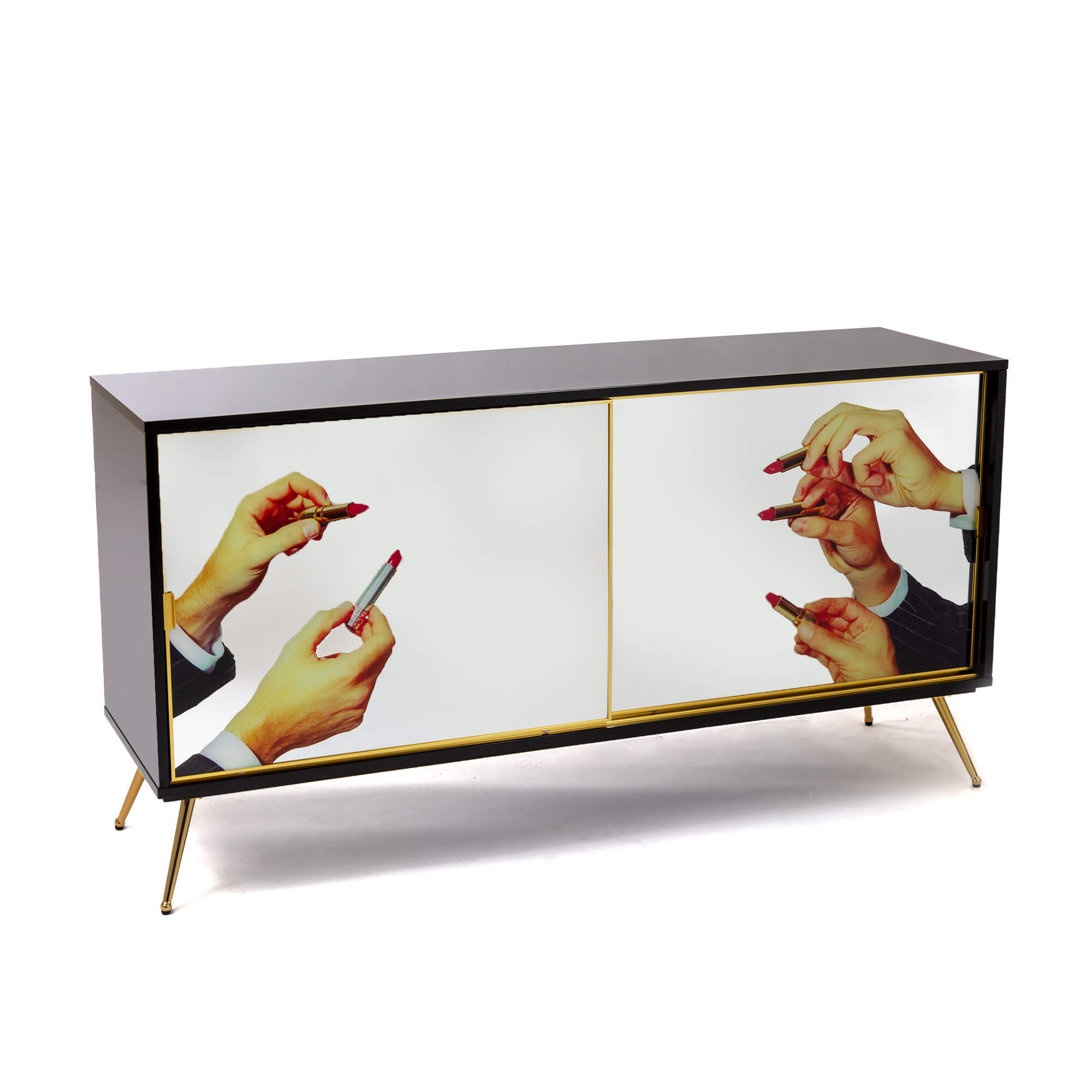 Cabinet Sliding Door Lipsticks detail image - Resin Society