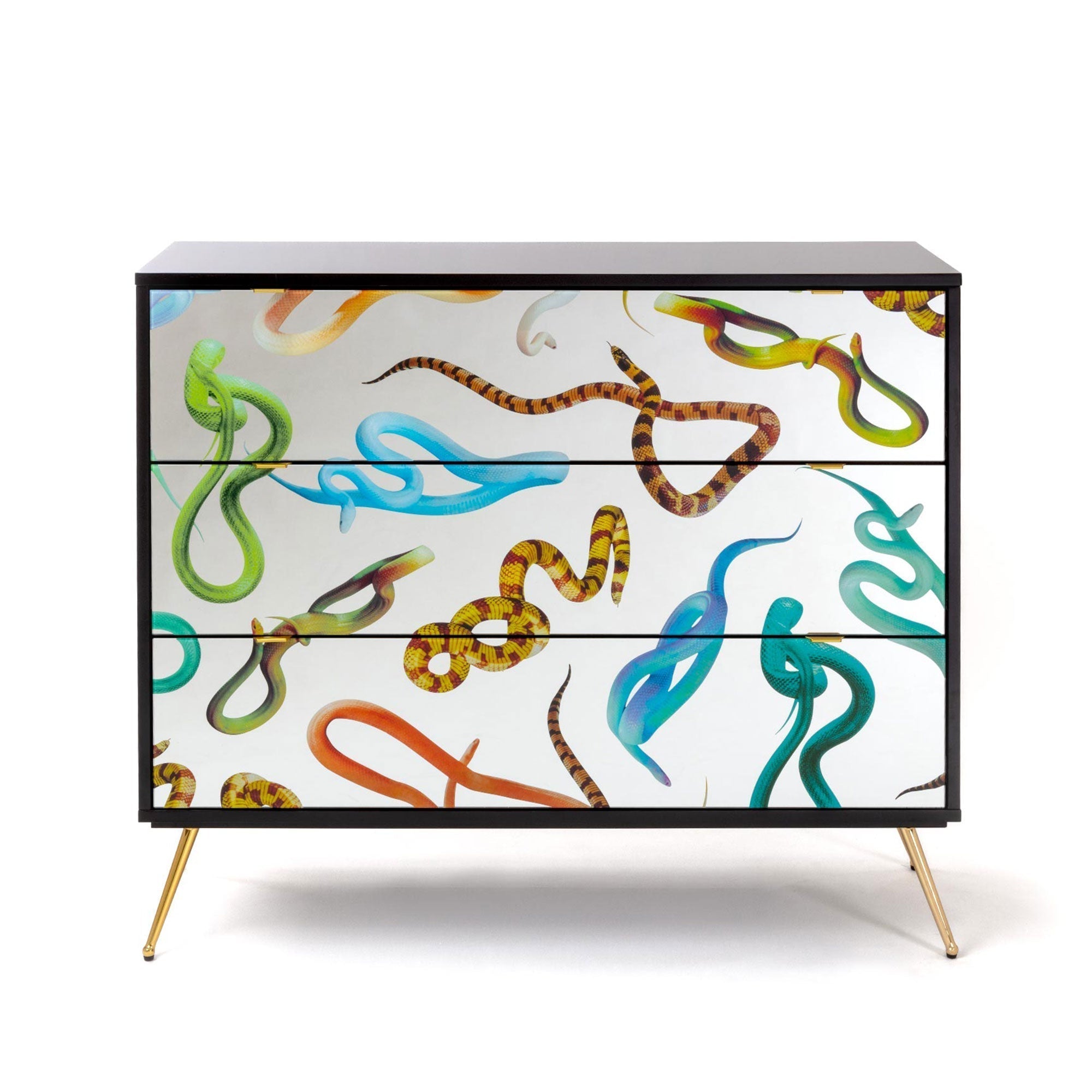 Chest of Three Drawers Snakes by DEKOR - Resin Society