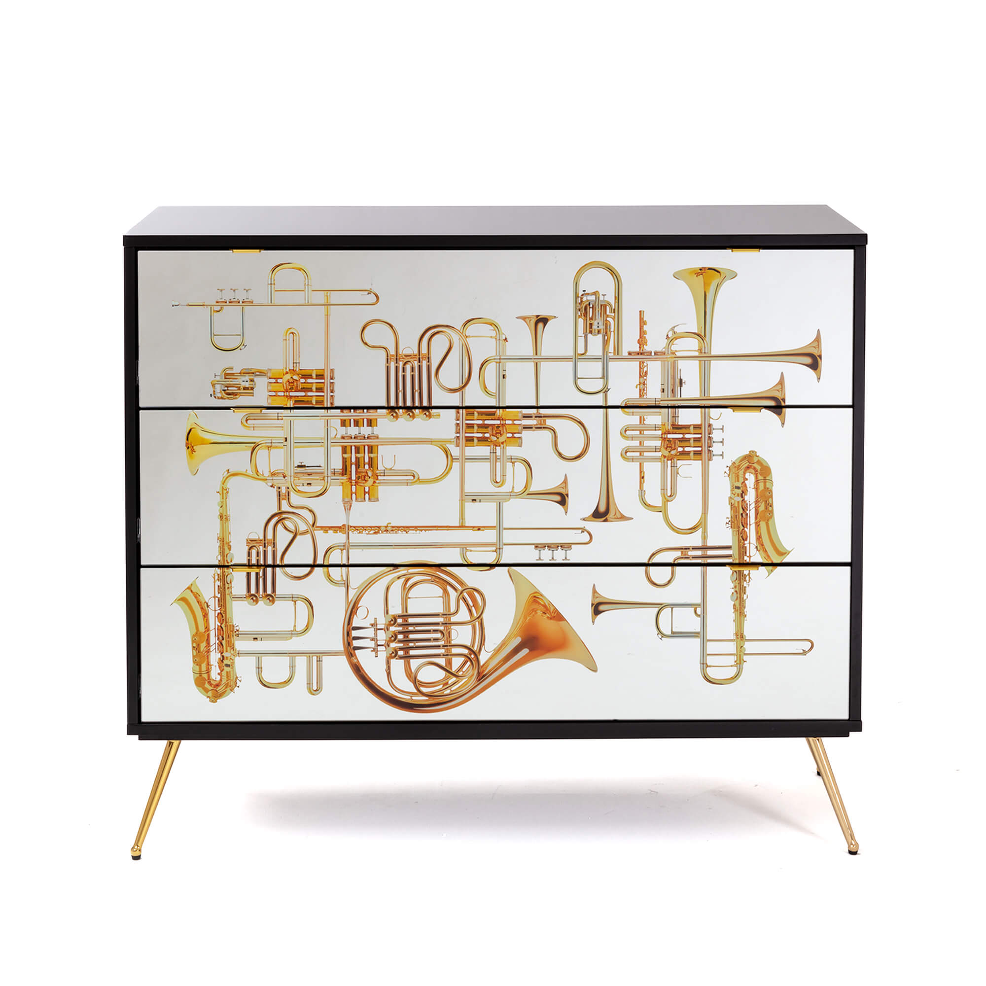 Chest of Three Drawers Trumpets by DEKOR - Resin Society