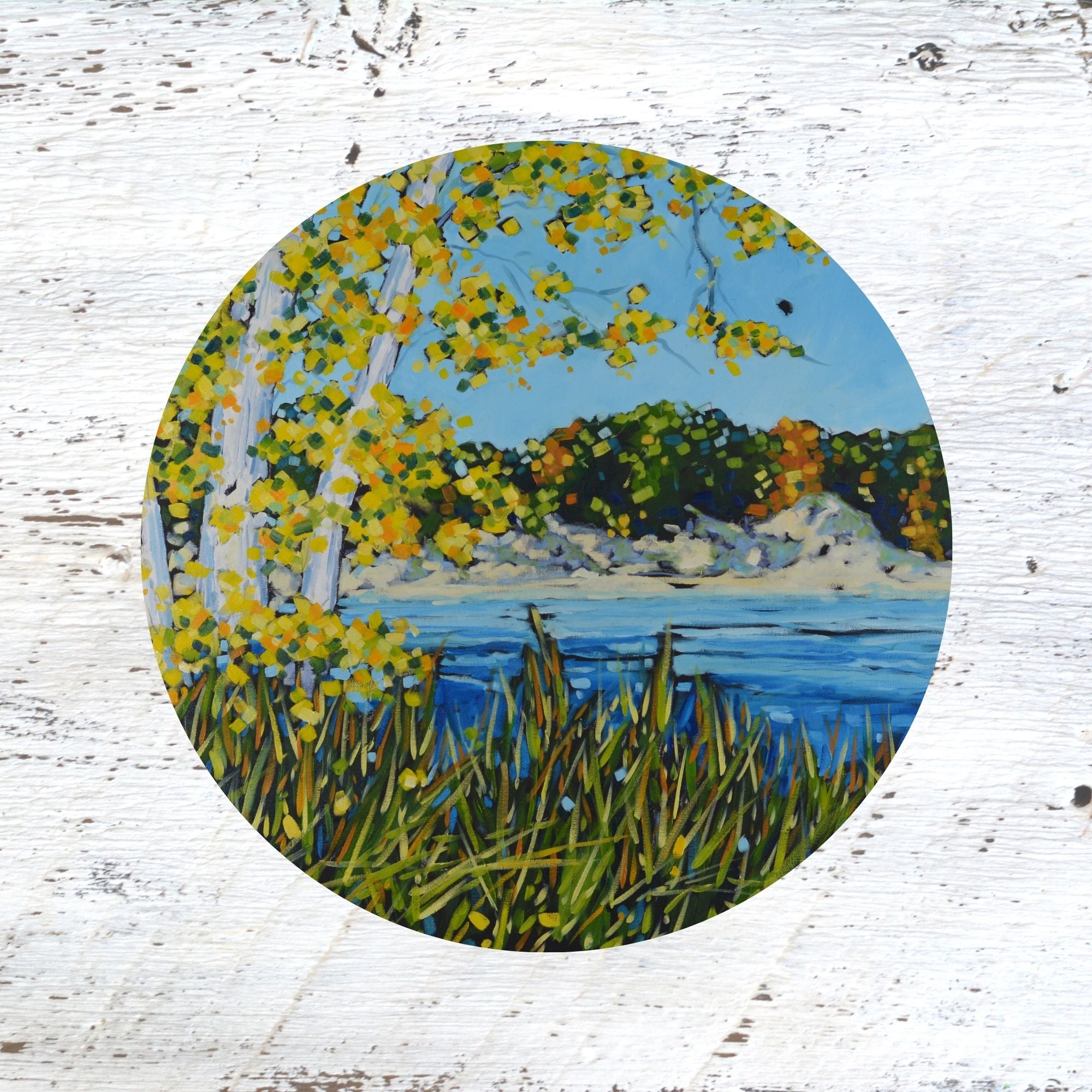 Rubber Grip Jar Opener -The Magic Hour of Autumn at Ottawa Sands by Dreese Fine Art - Resin Society