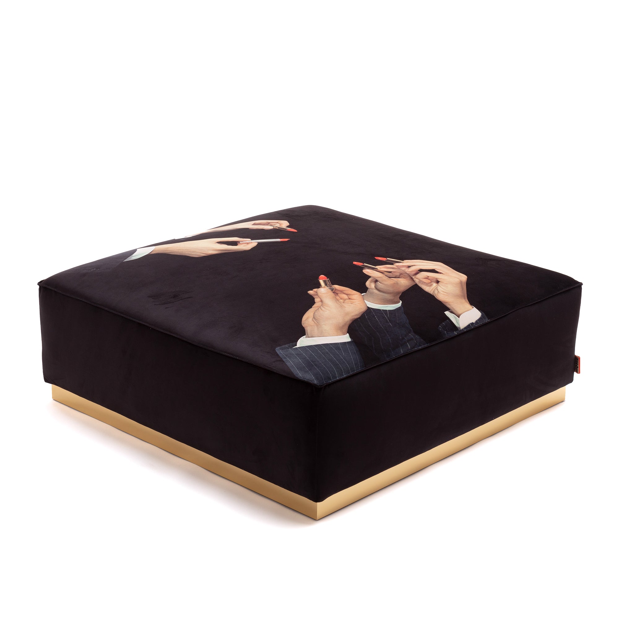 Modular Pouf Lipstick Black by DEKOR - Resin Society