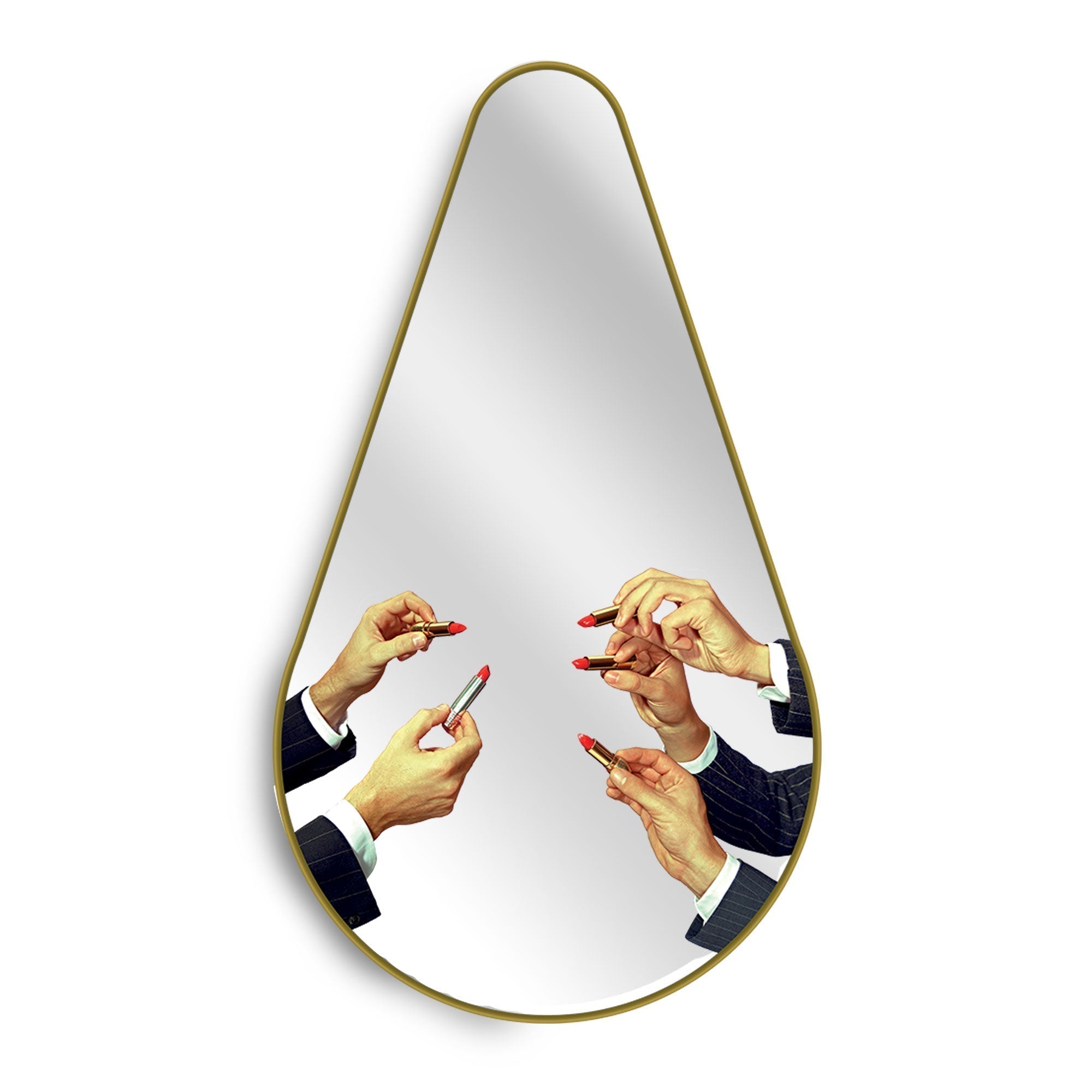 Mirror Gold Frame Pear Lipsticks by DEKOR - Resin Society