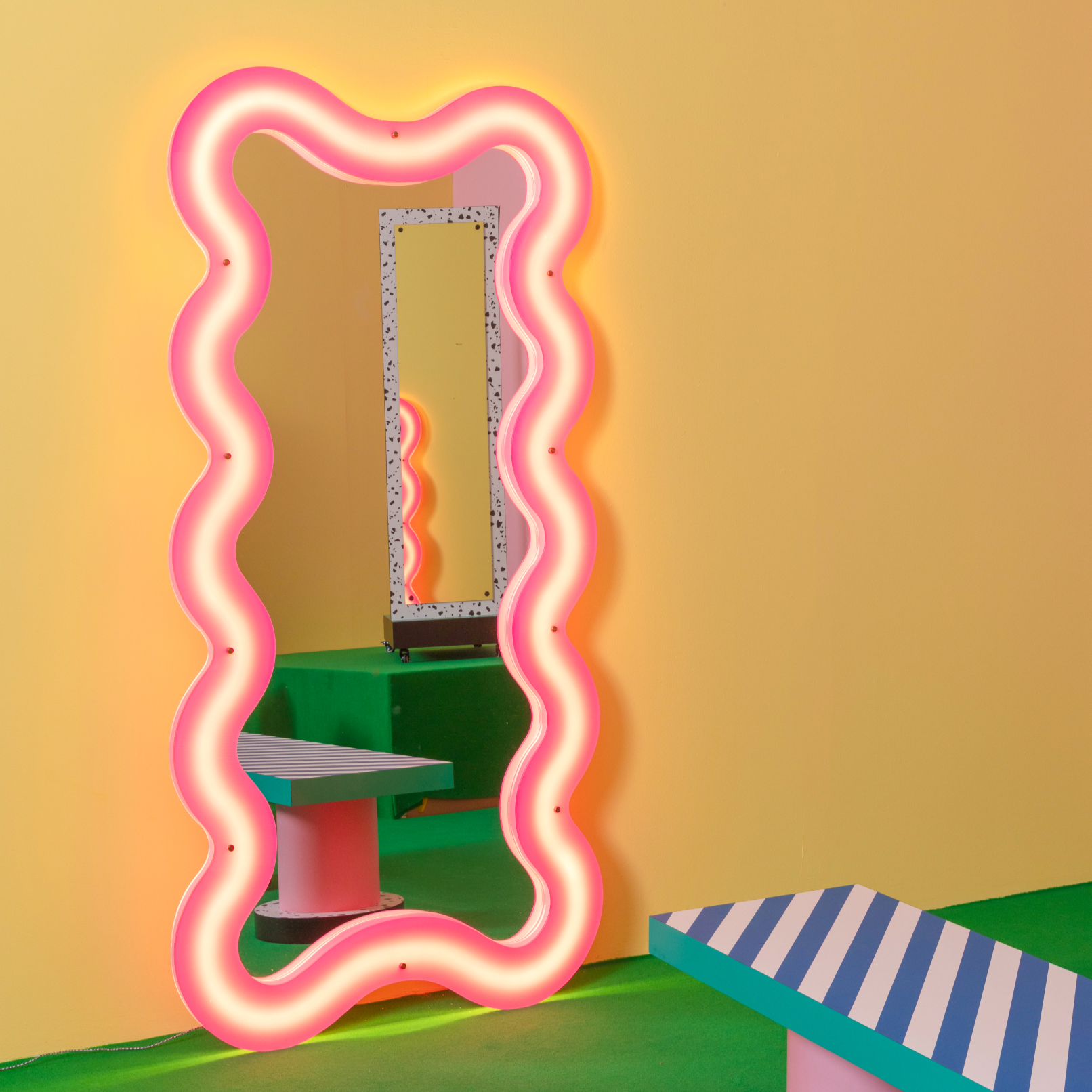 Supercurve Mirror Tall by DEKOR - product image 2 for Resin Society