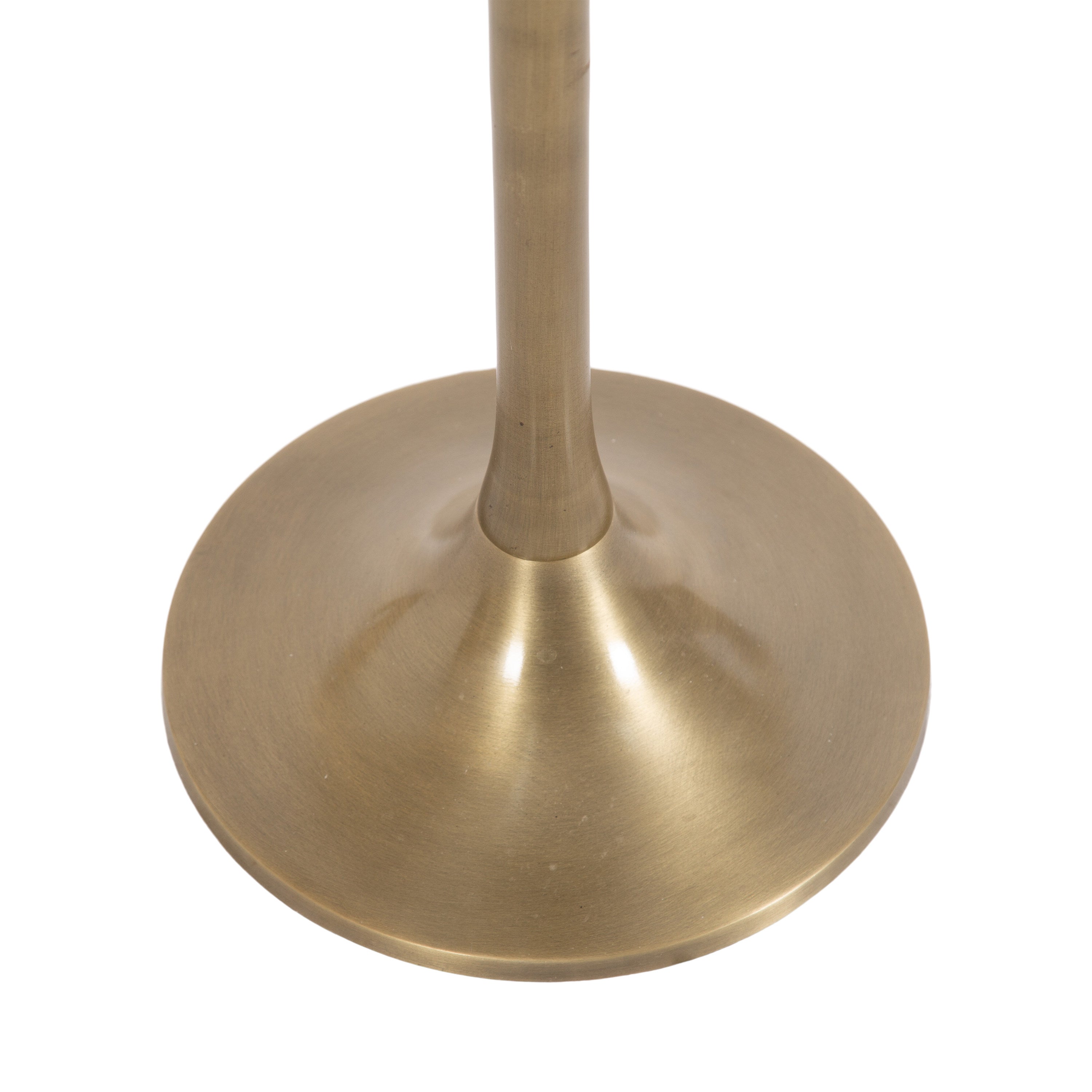 Baronet Round Marble and Metal Table
