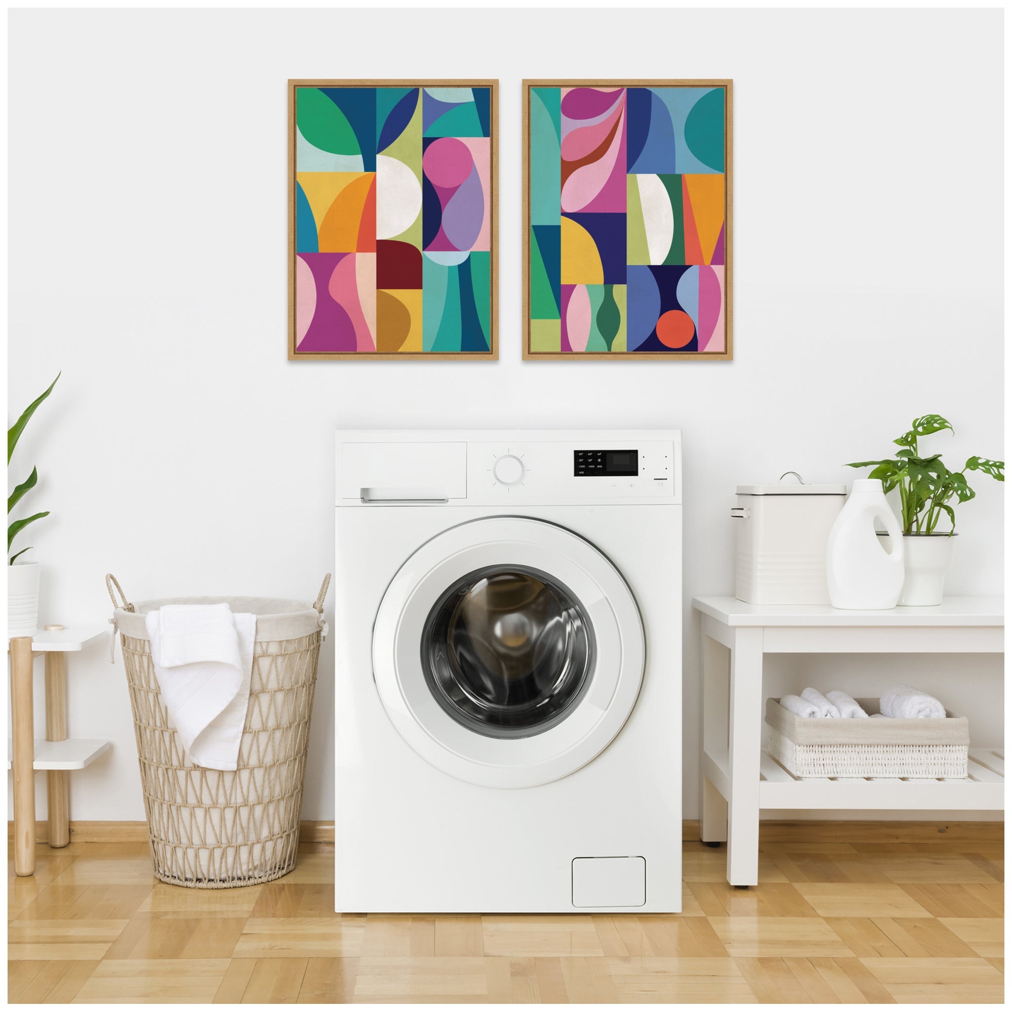 Abstract 2 Piece Framed Canvas Wall Art Set by Rachel Lee