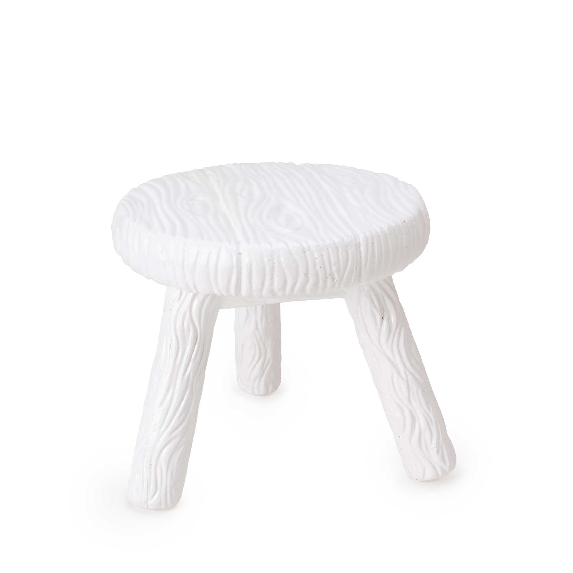 Milk Stool White by DEKOR - Resin Society