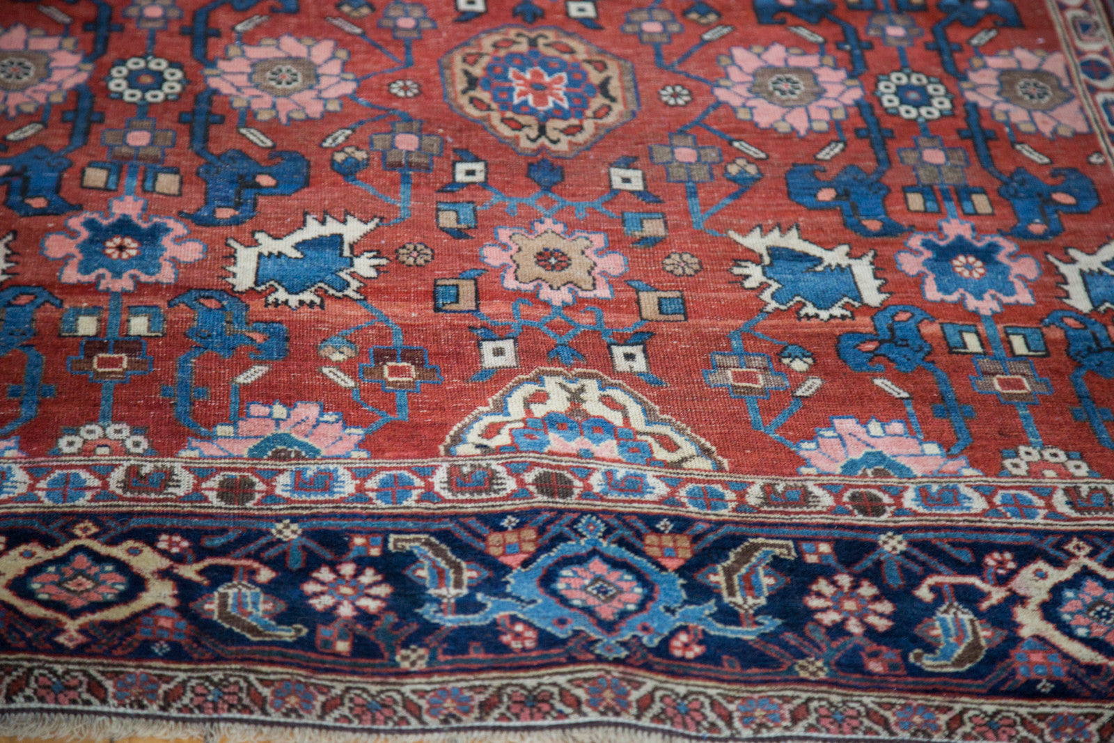 4.5x7 Antique Persian Bijar Area Rug by Old New House® - product image 7 for Resin Society
