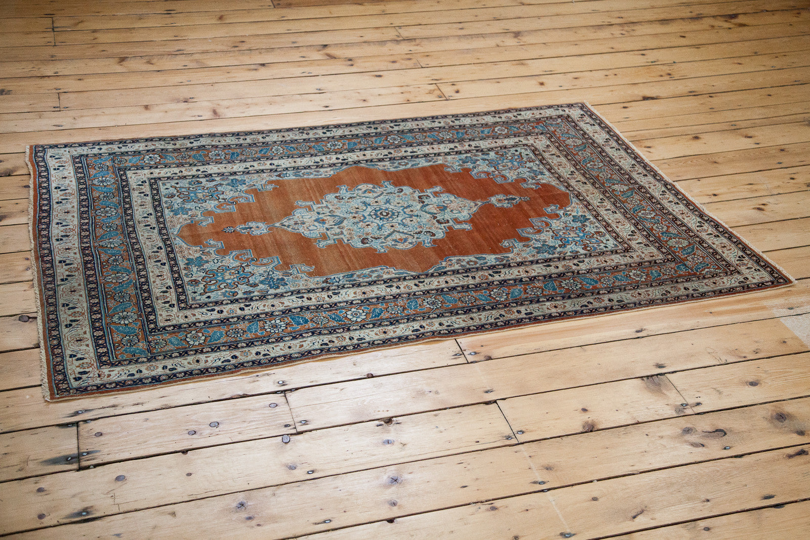 4x6 Fine Antique Haji Jalili Tabriz Rug by Old New House® - product image 6 for Resin Society