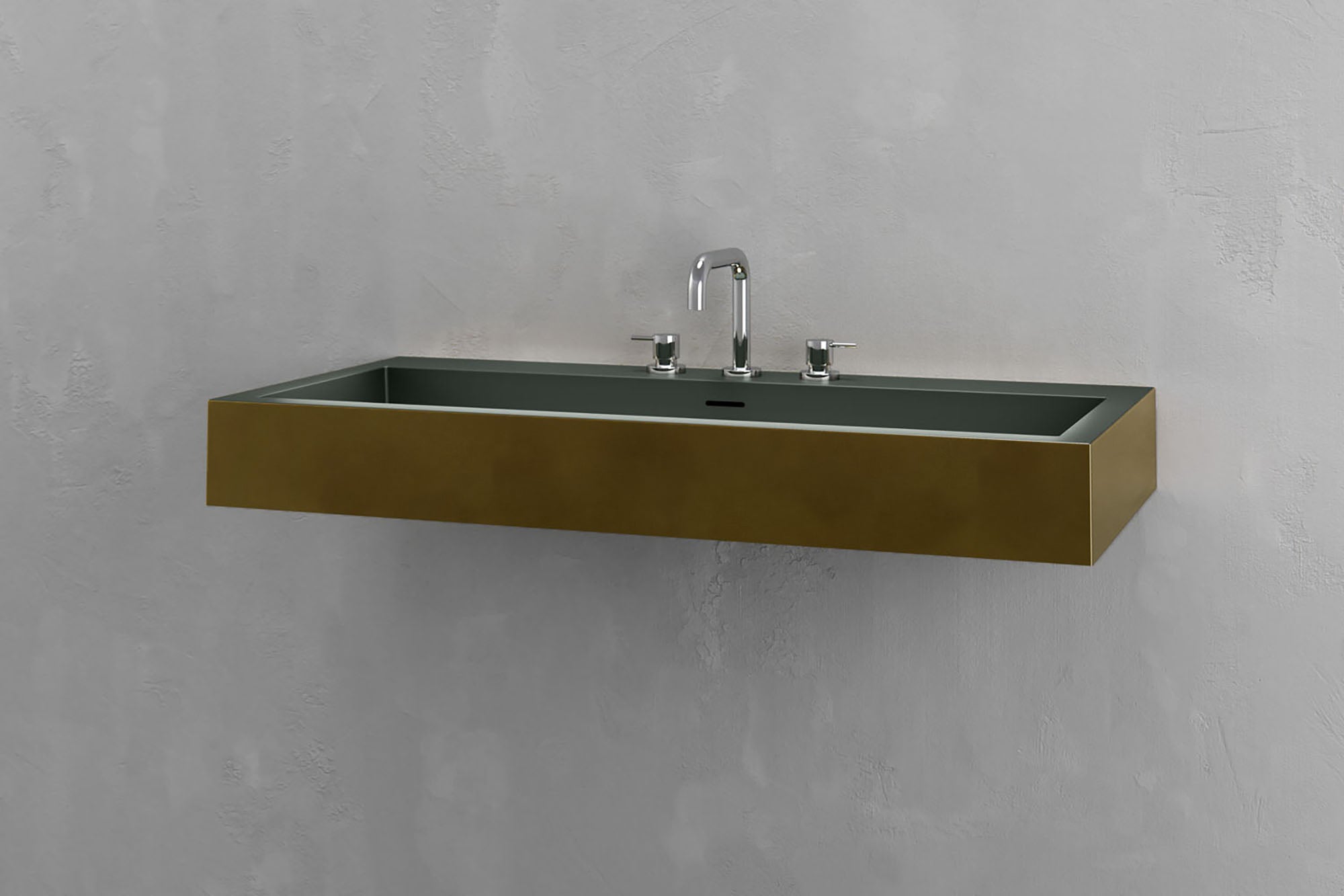 Wall Mounted Rectangular Bathroom Sink by VAST Studio - product image 20 for Resin Society