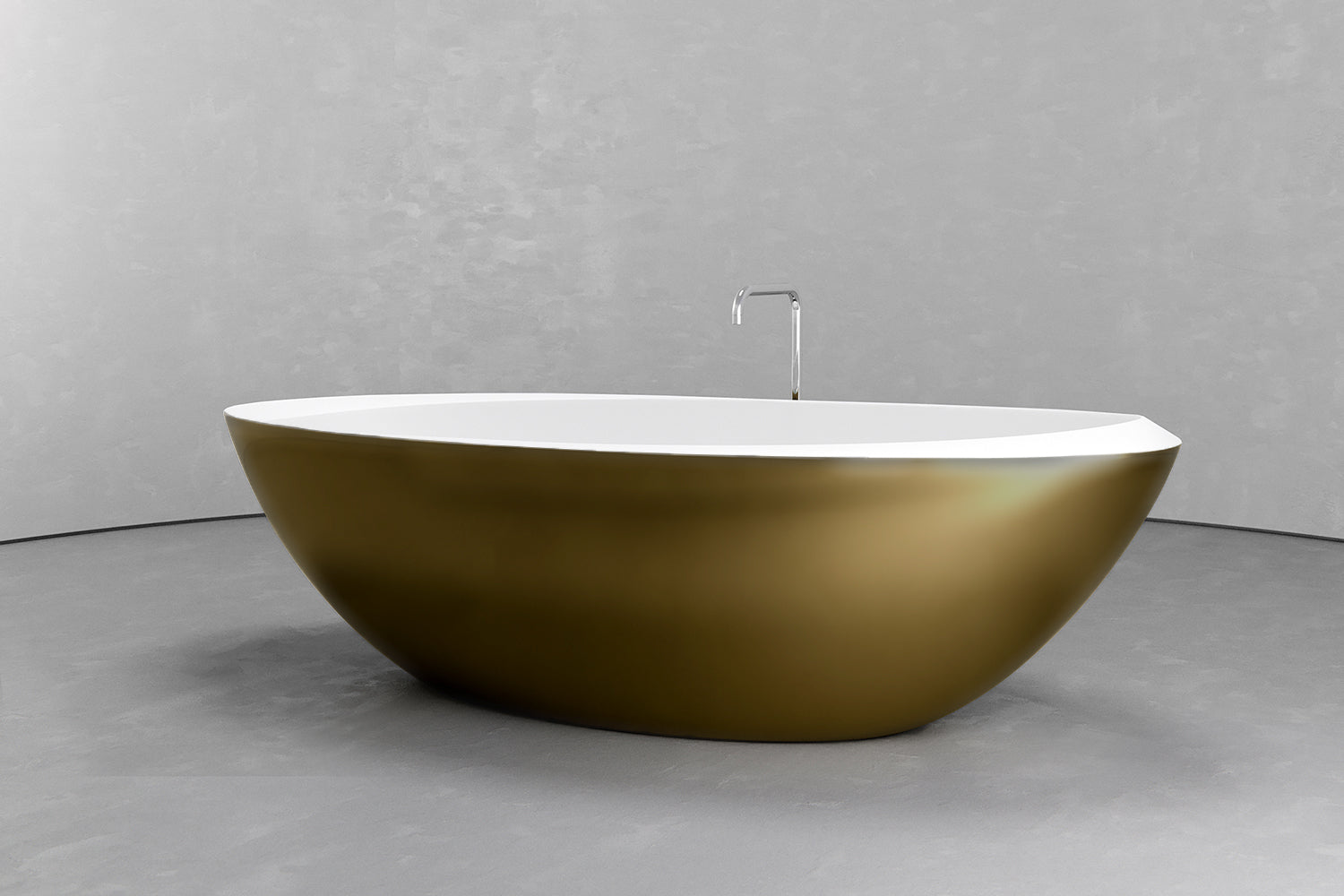 Custom Oval Freestanding Tub by VAST Studio - product image 3 for Resin Society