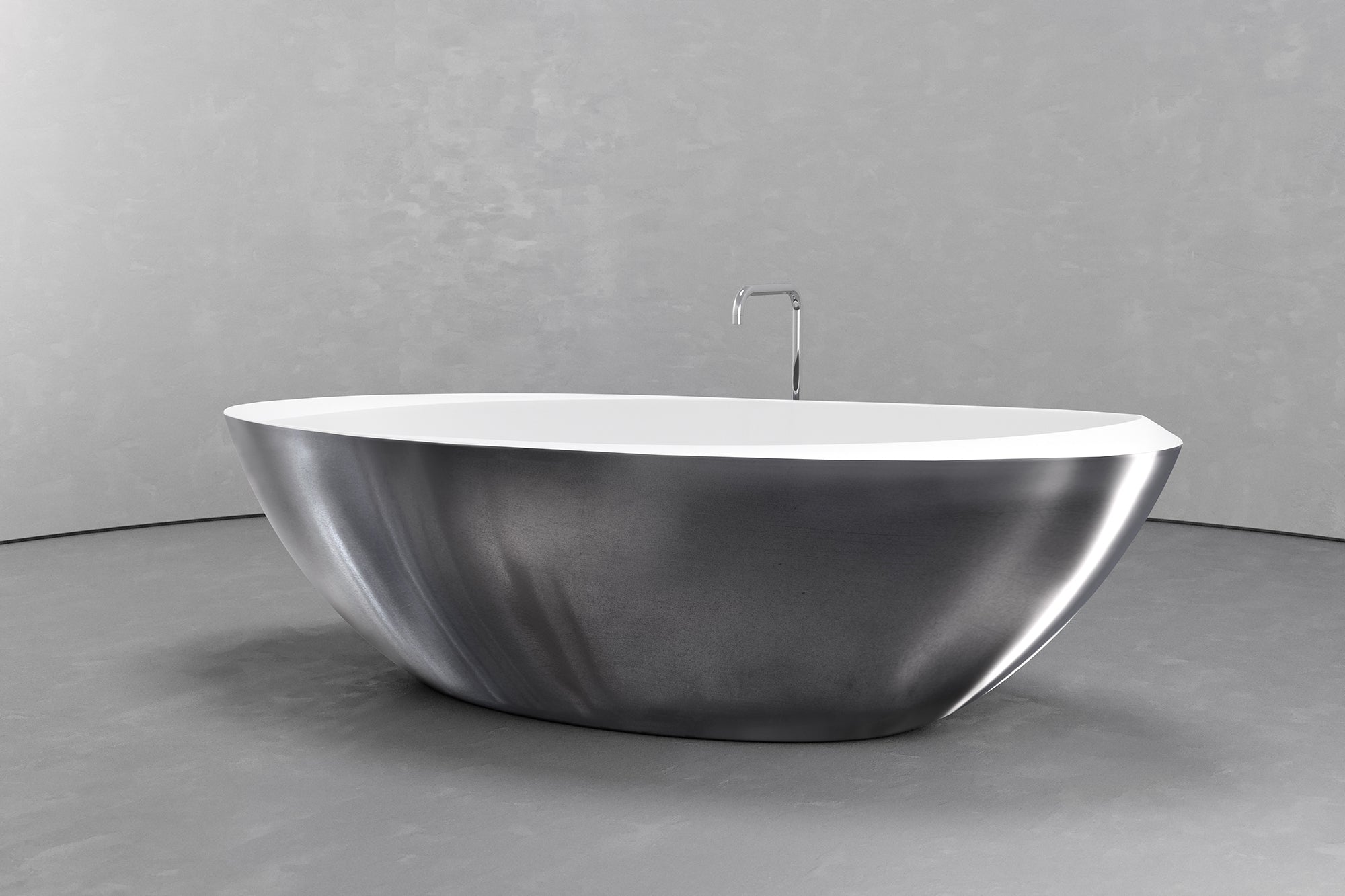 Custom Oval Freestanding Tub by VAST Studio - product image 5 for Resin Society