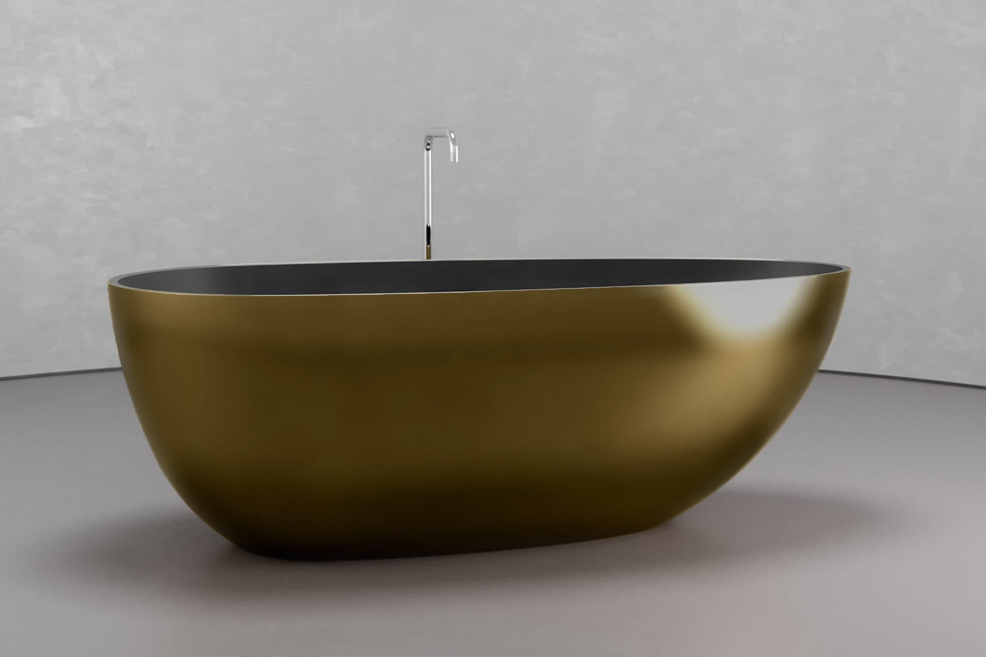Ovoid Soaking Bathtub by VAST Studio - main product image for Resin Society