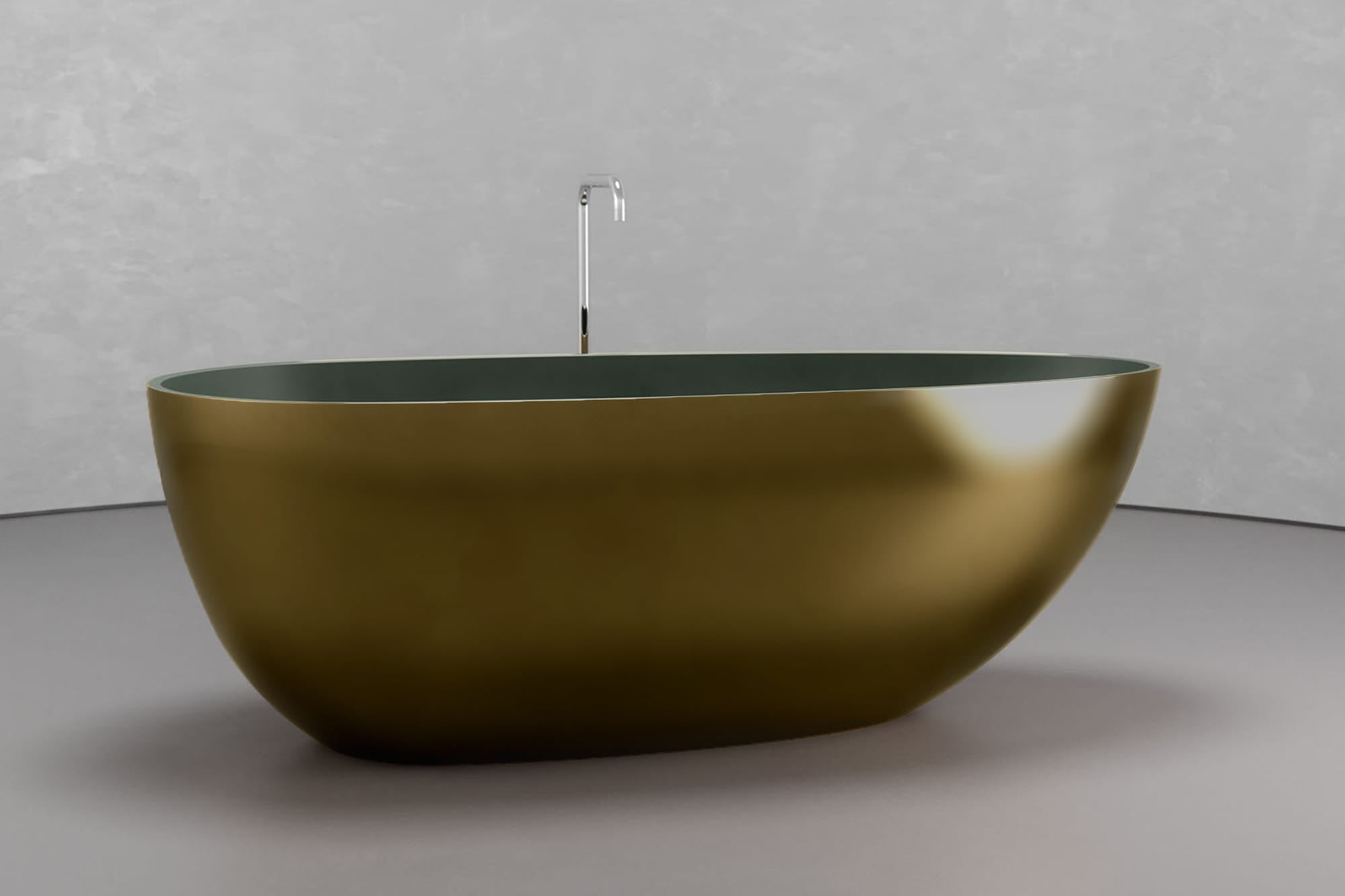 Ovoid Soaking Bathtub by VAST Studio - product image 2 for Resin Society