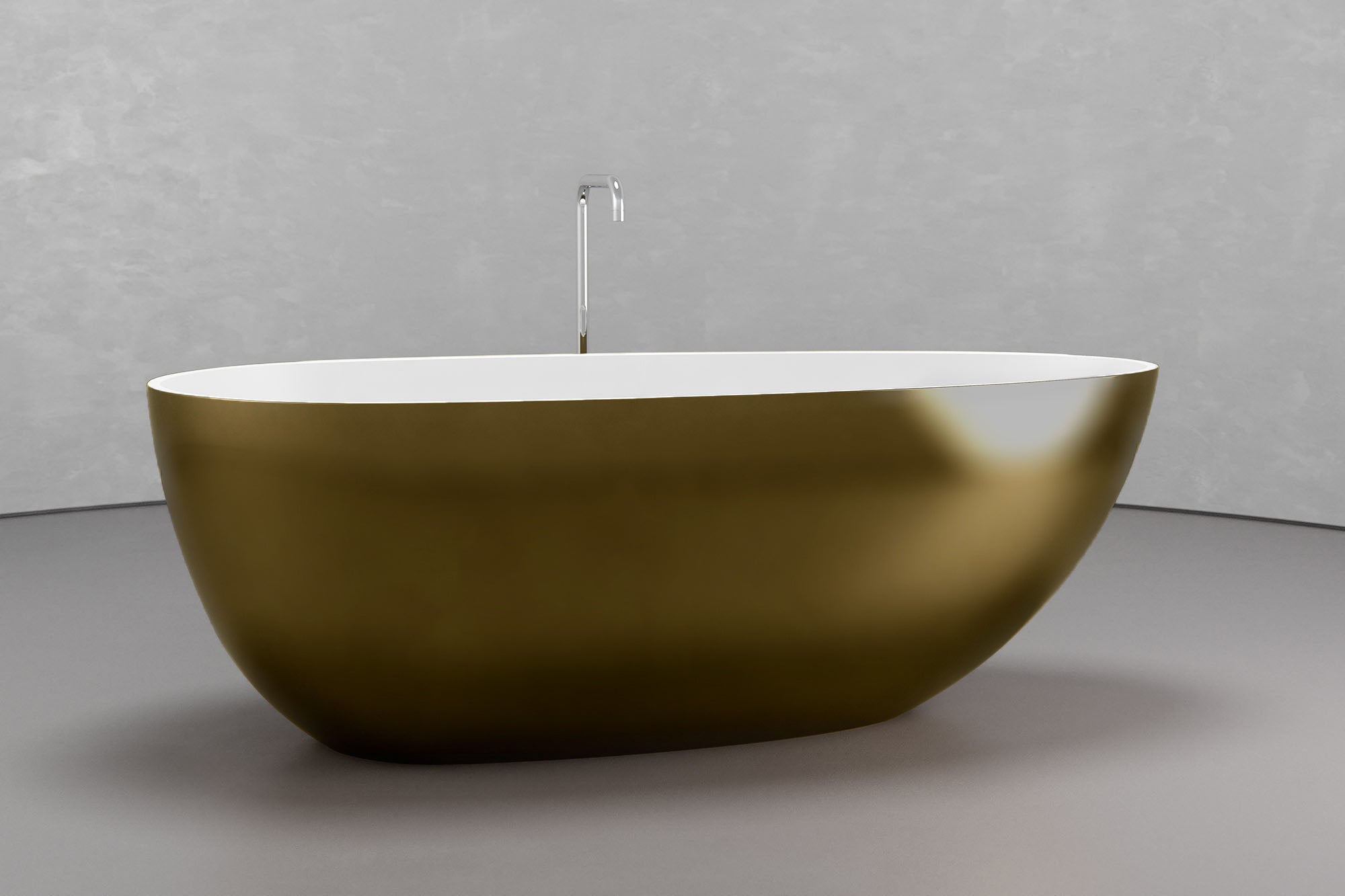 Ovoid Soaking Bathtub by VAST Studio - product image 3 for Resin Society