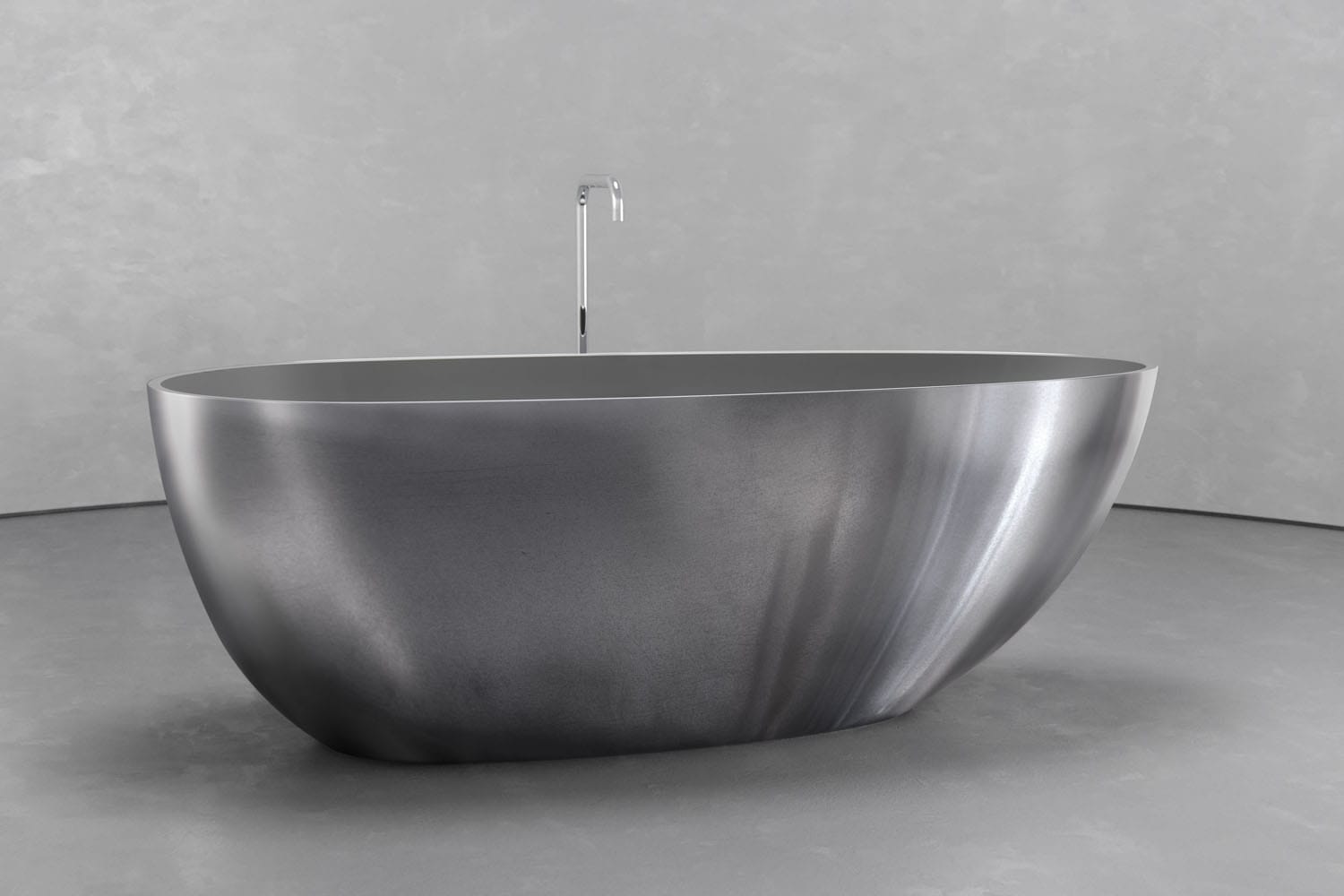 Ovoid Soaking Bathtub by VAST Studio - product image 4 for Resin Society