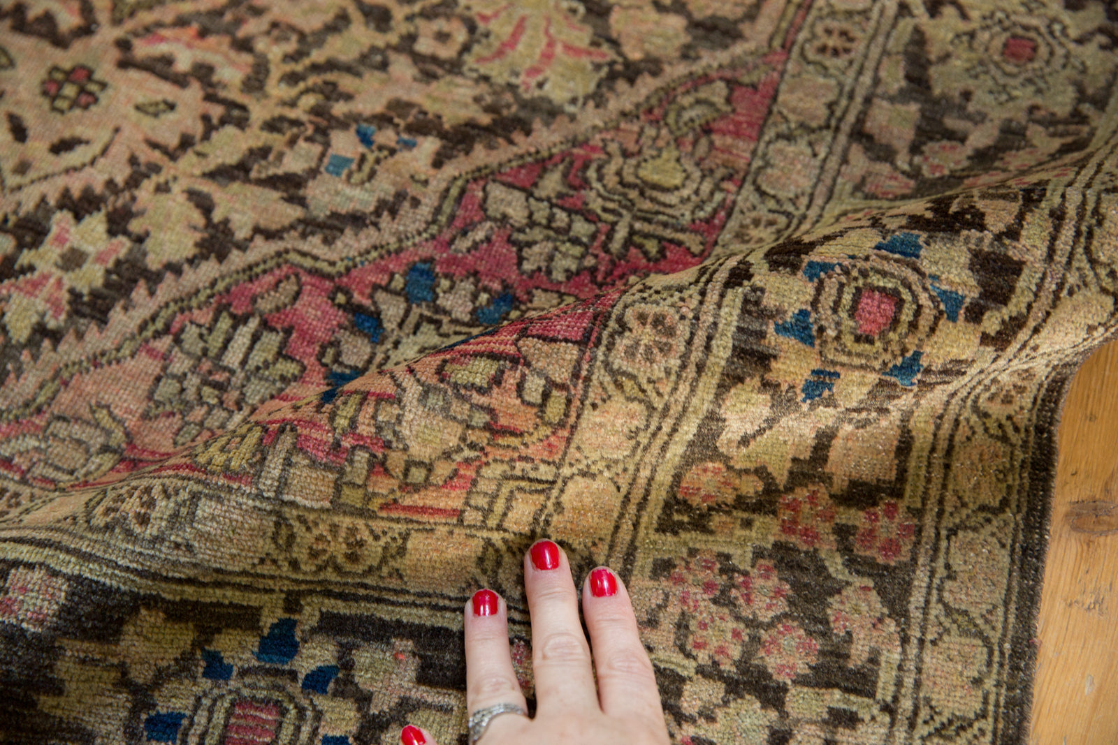 3x5 Antique Farahan Sarouk Rug by Old New House® - product image 7 for Resin Society